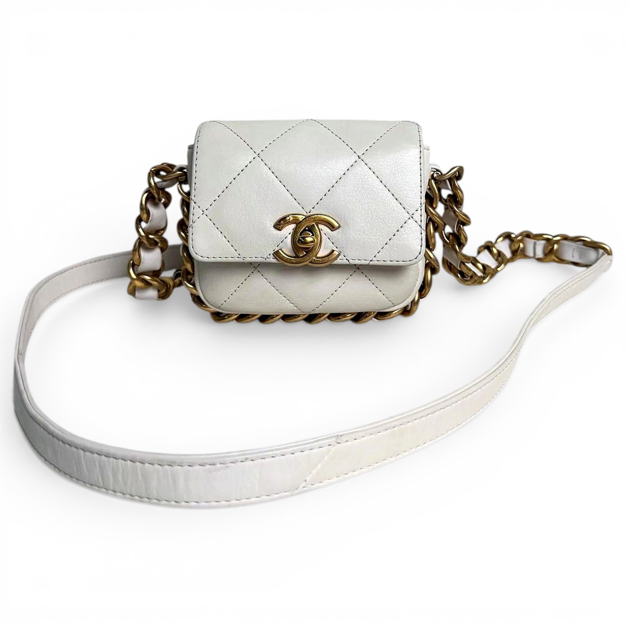 Leather mini bag