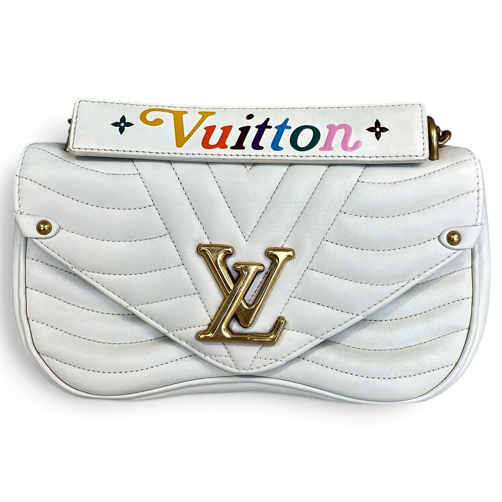 New Wave leather handbag