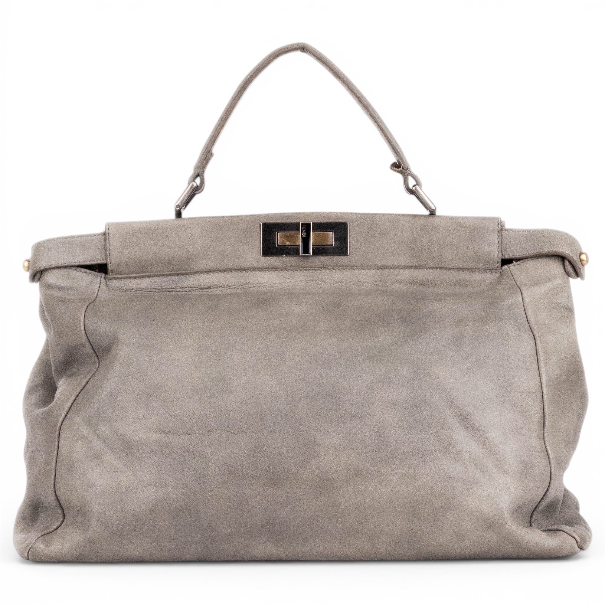 Peekaboo leather handbag