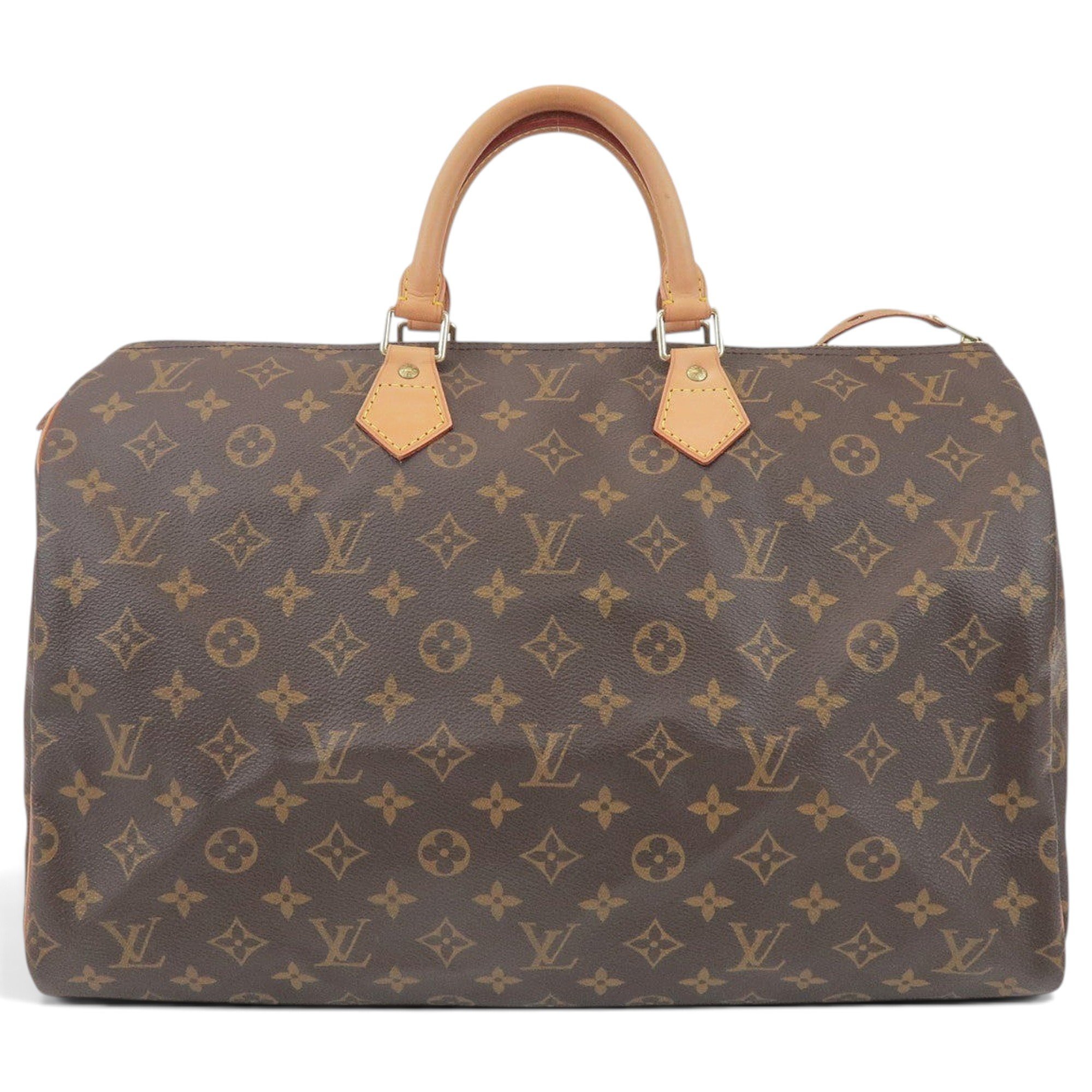 Speedy leather handbag