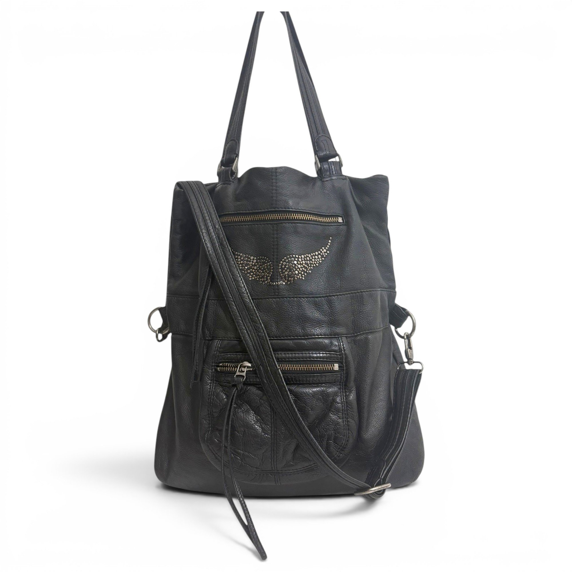 Leather tote