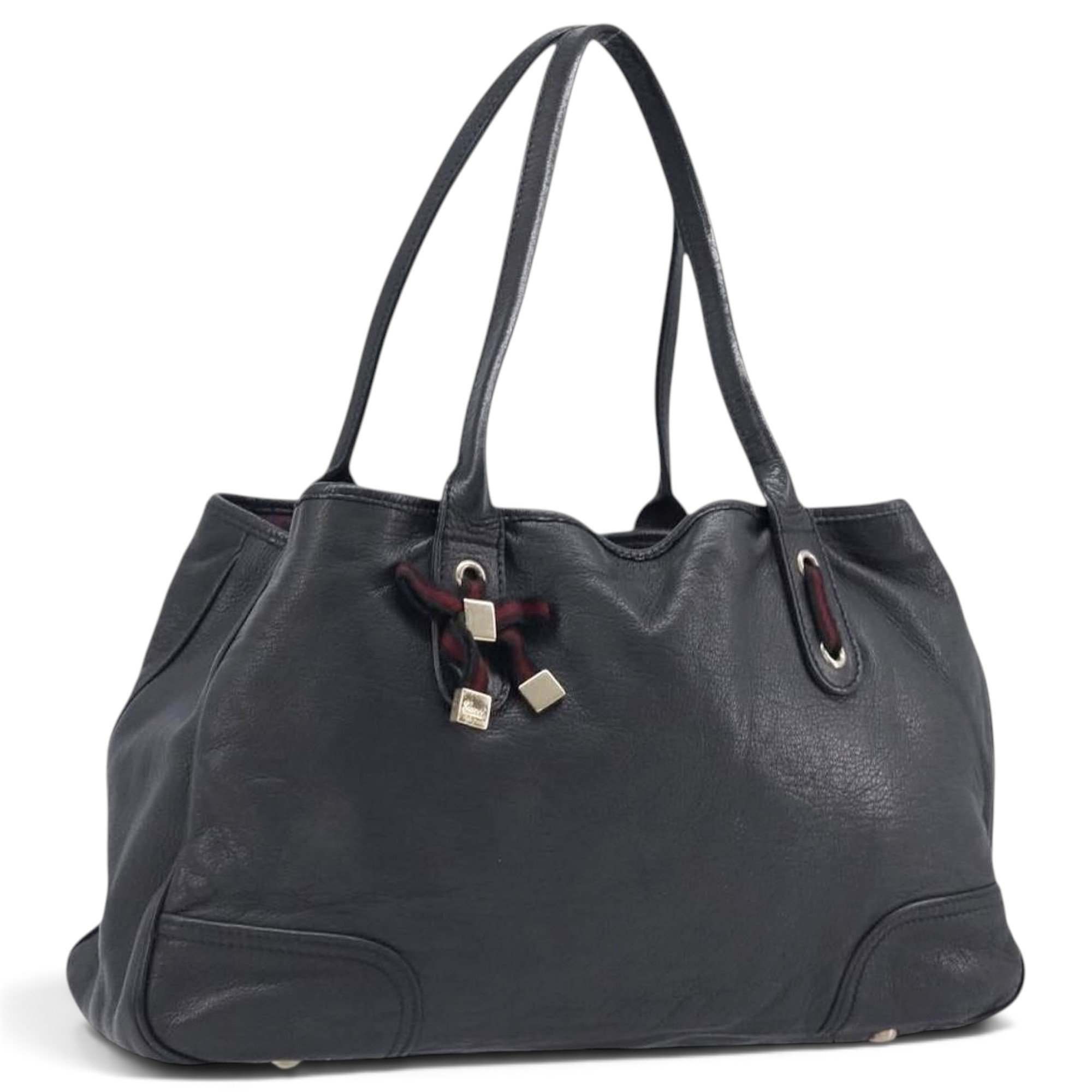 Leather tote