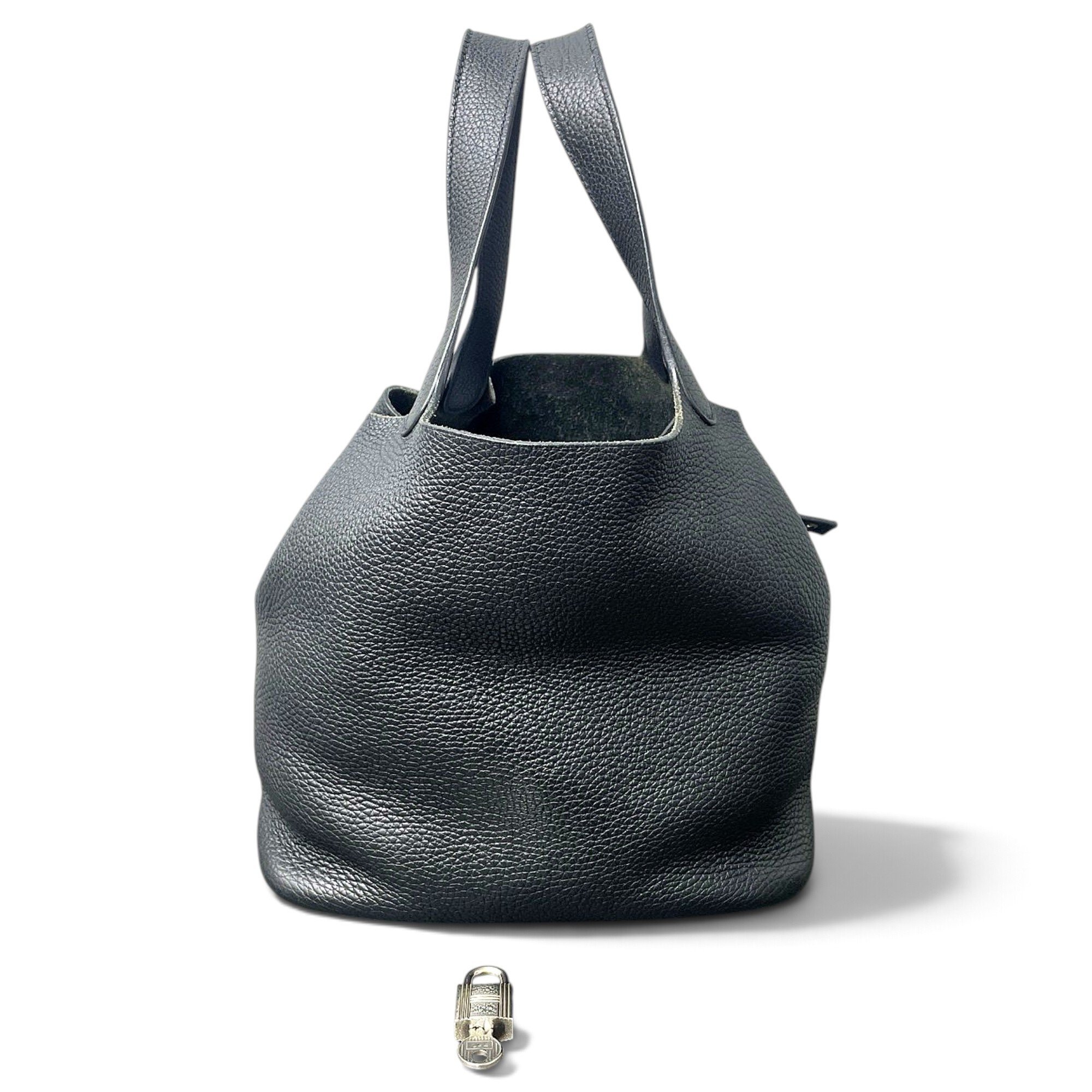 Picotin leather handbag