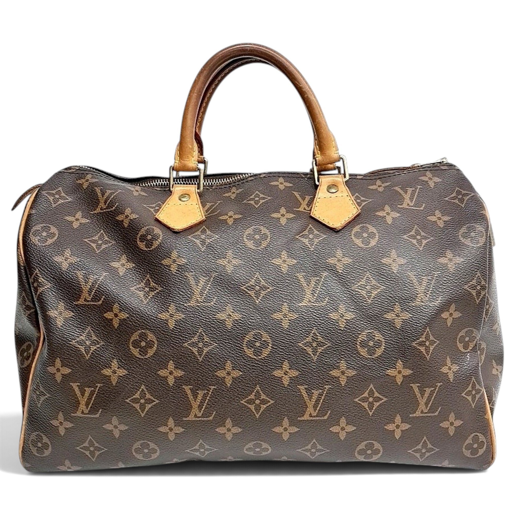 Speedy leather tote