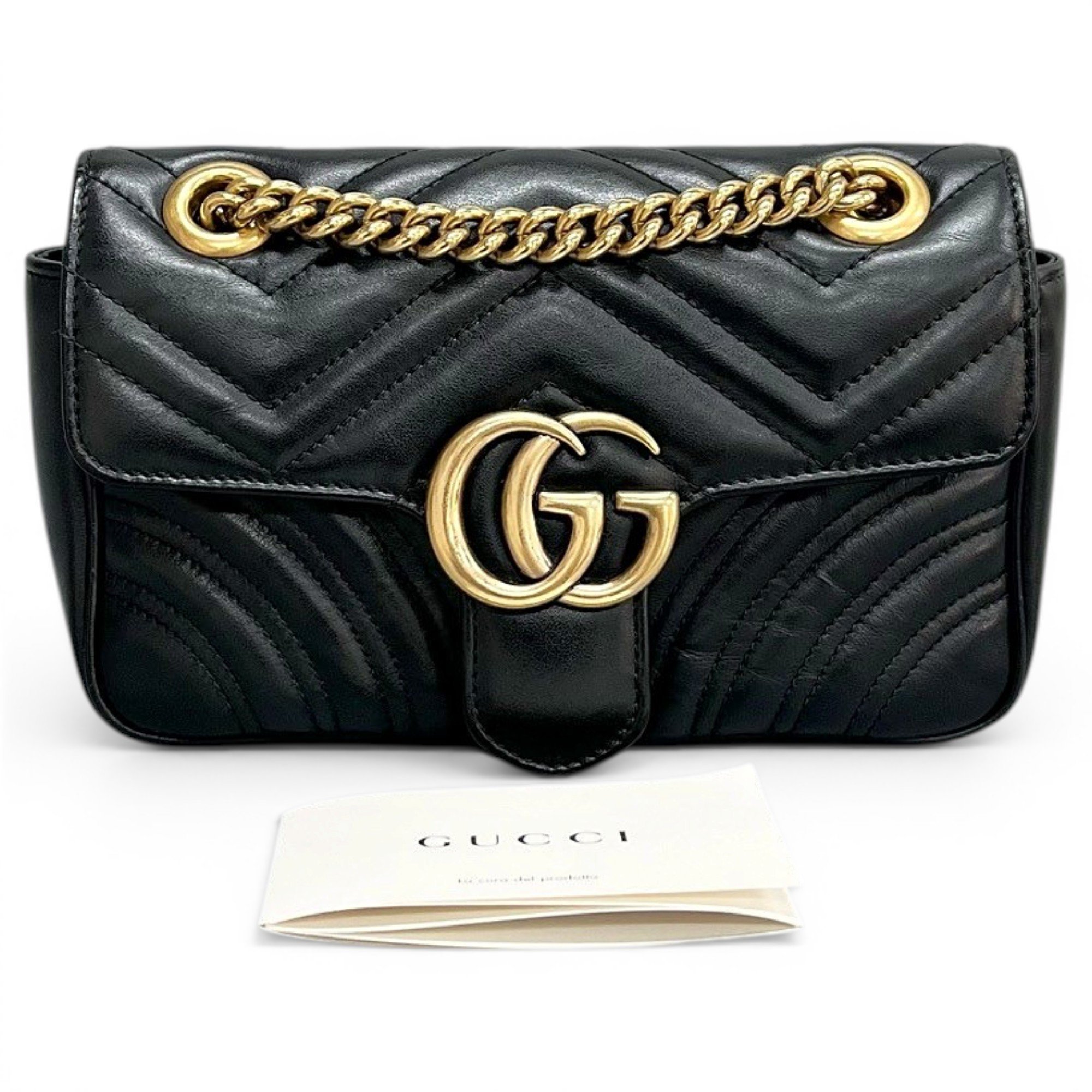 GG Marmont Flap leather handbag