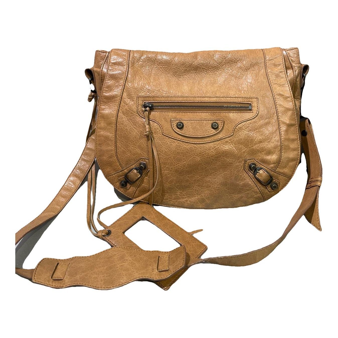 Classic Metalic leather handbag