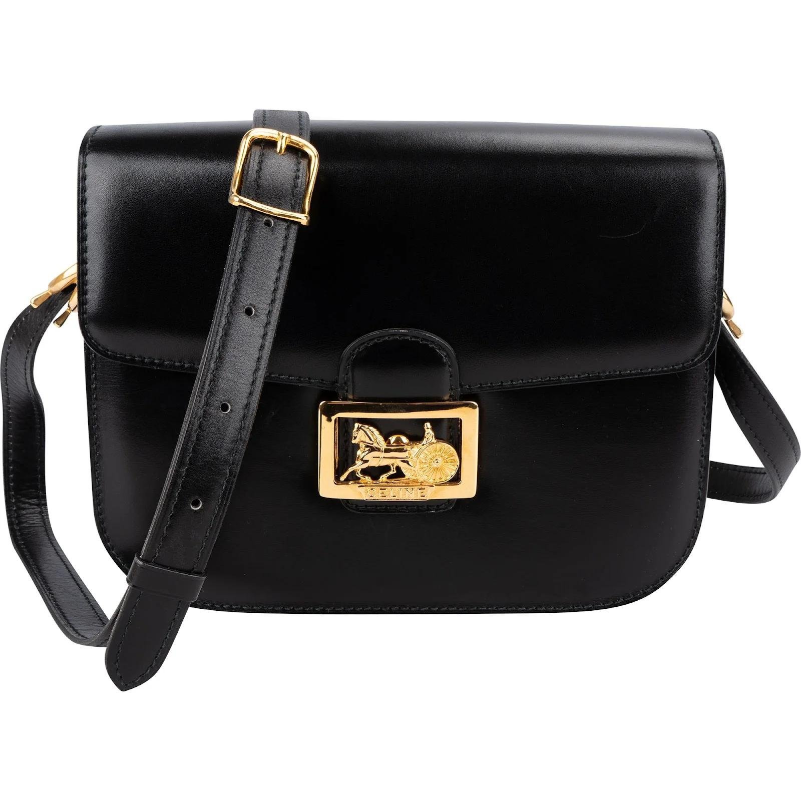 Triomphe leather crossbody bag