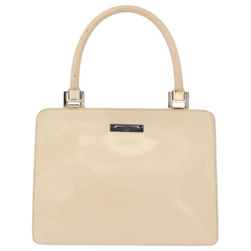Patent leather handbag