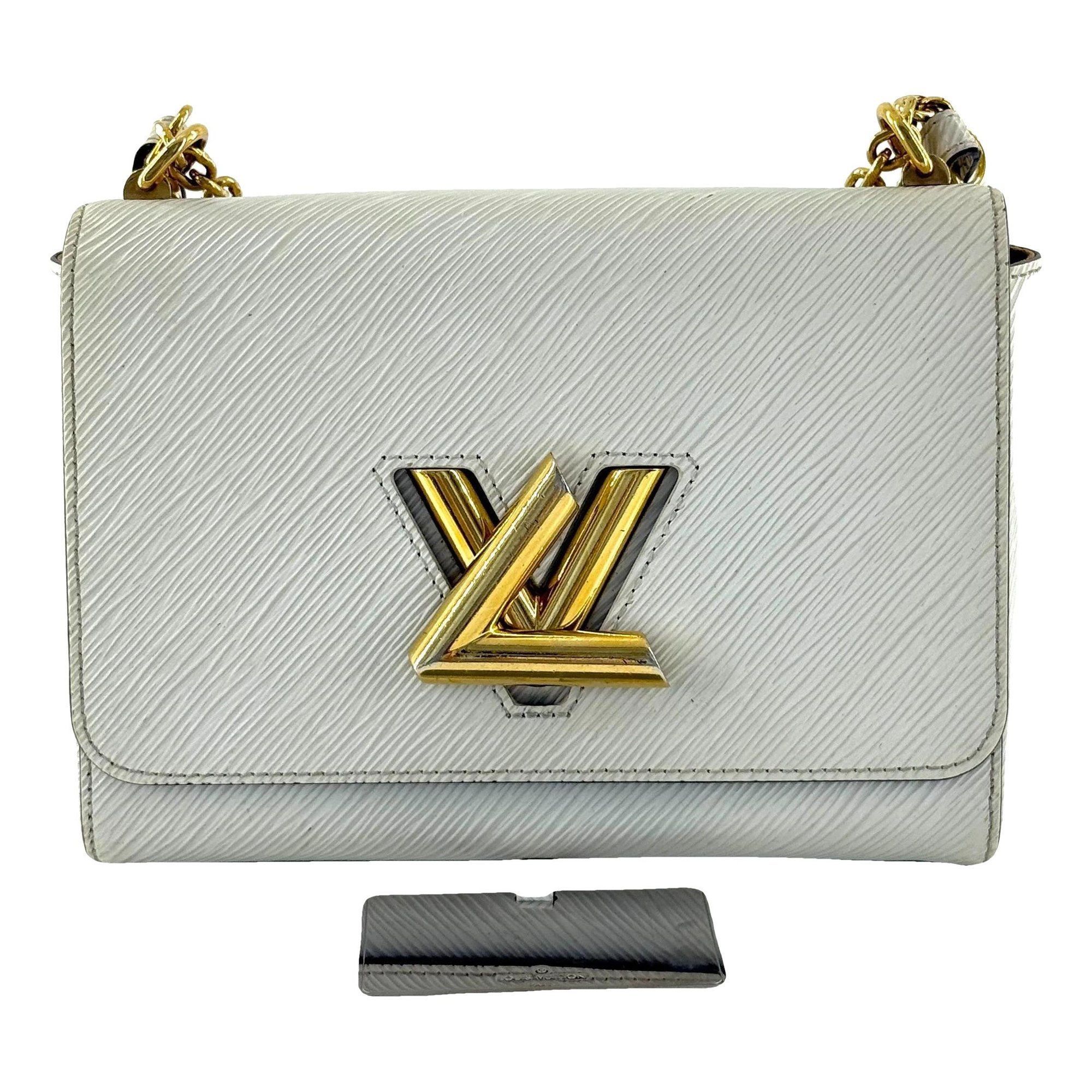 Twist leather crossbody bag