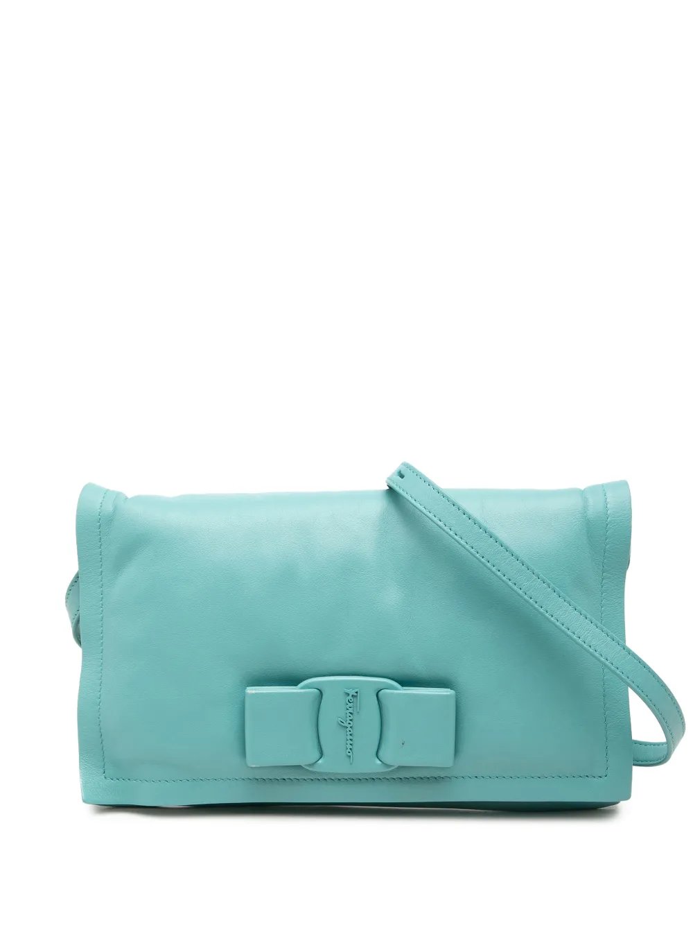 Ferragamo 2010-2026 Mini Padded Leather Viva Bow crossbody bag