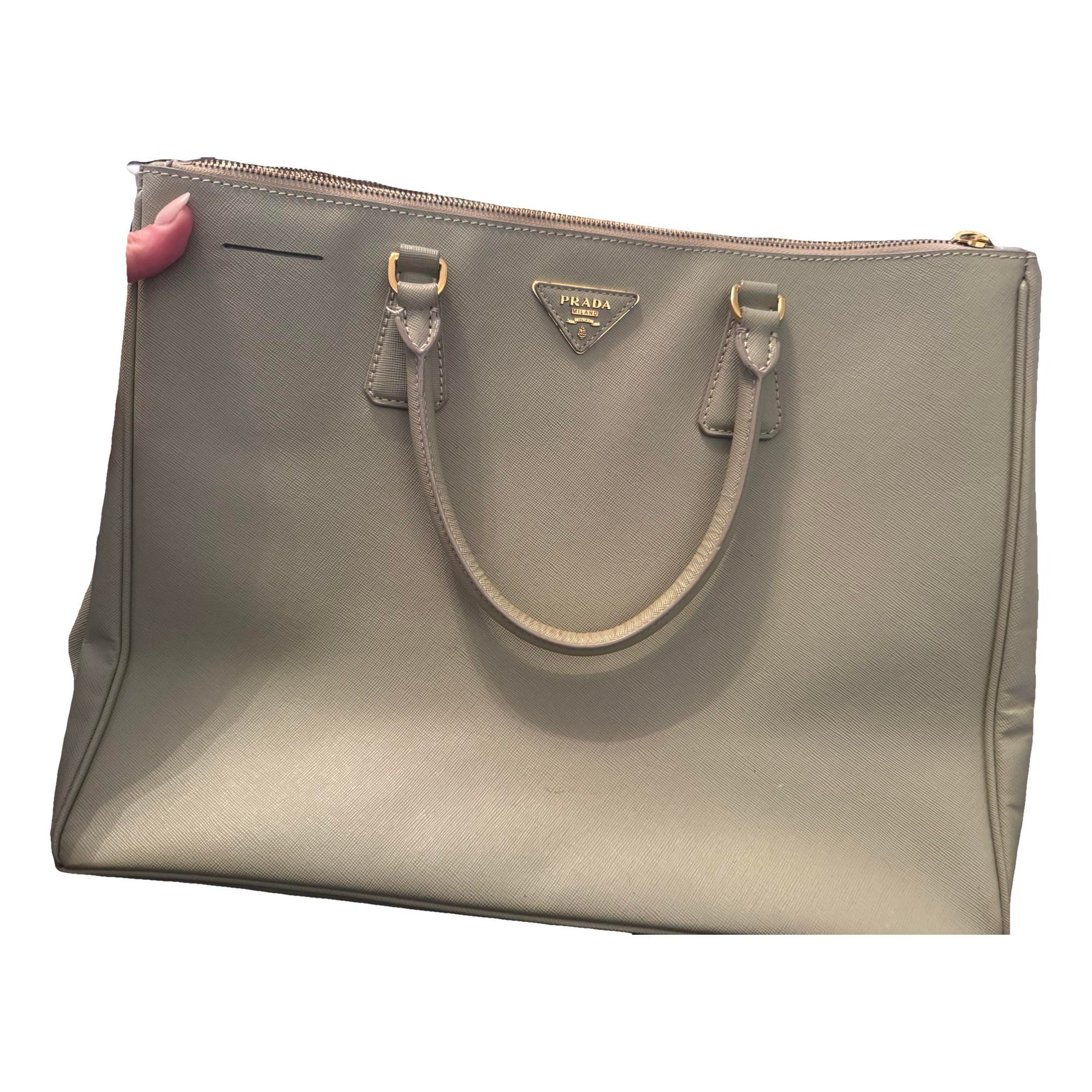 Leather tote