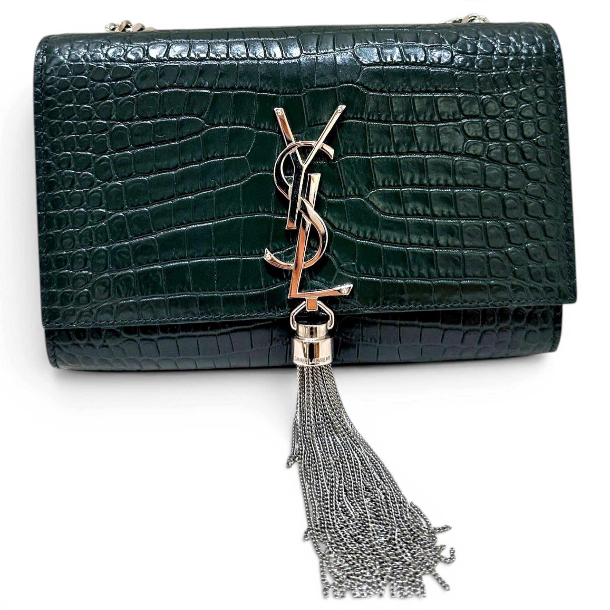 Pompom Kate leather handbag