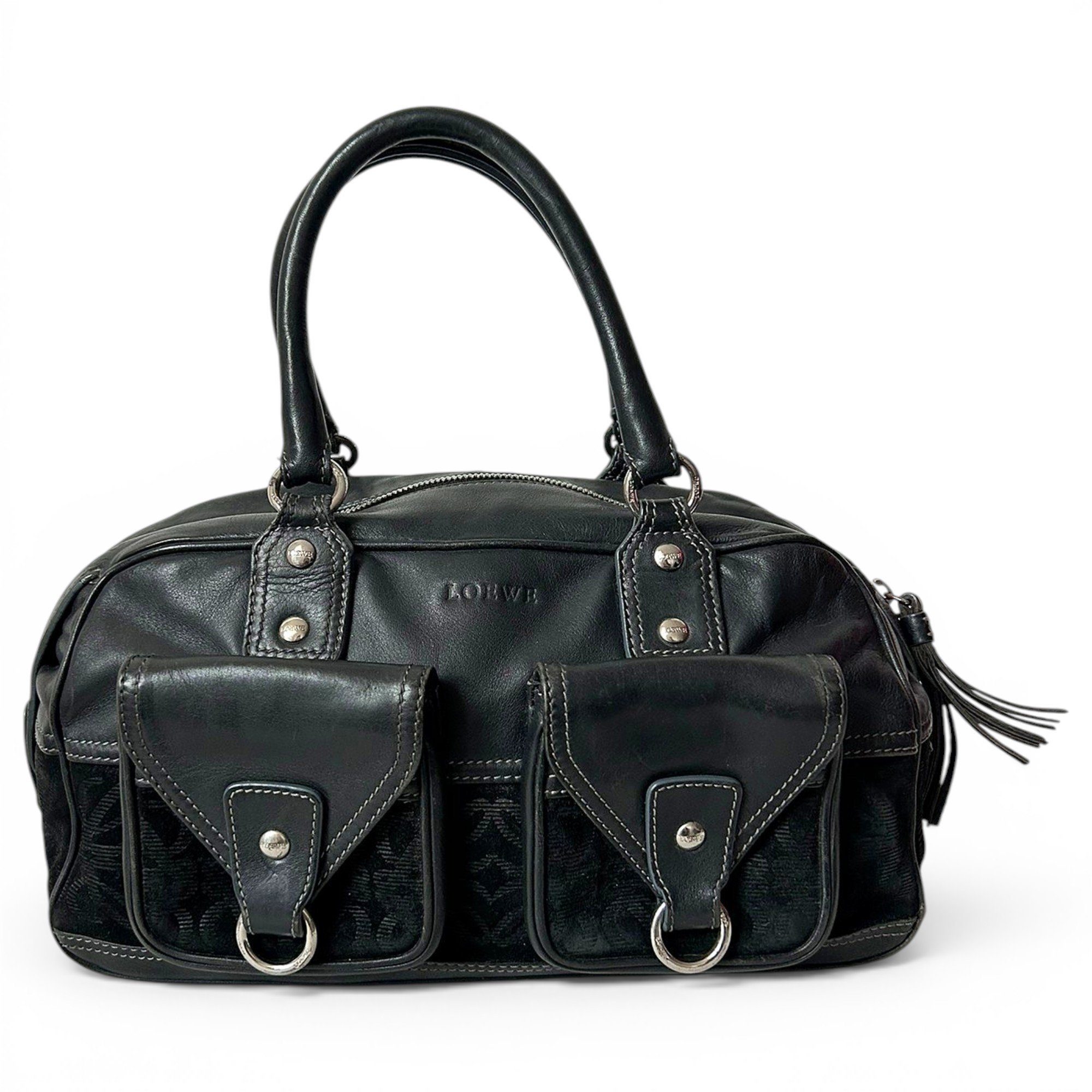 Leather handbag