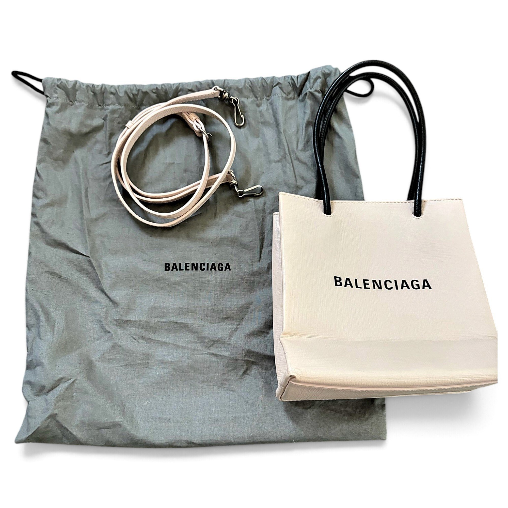 Shopping Phone Holder leather tote