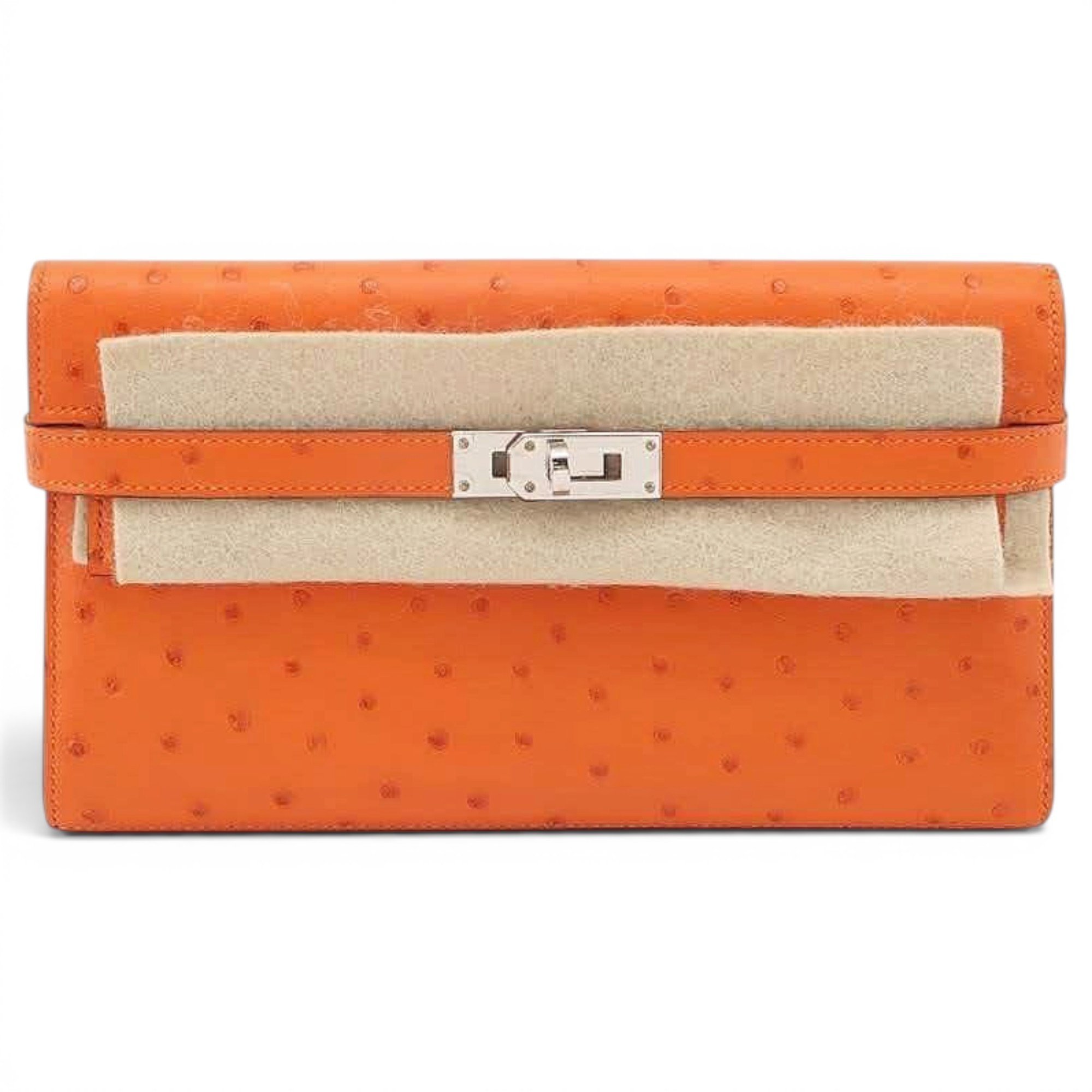 Kelly to go leather clutch bag
