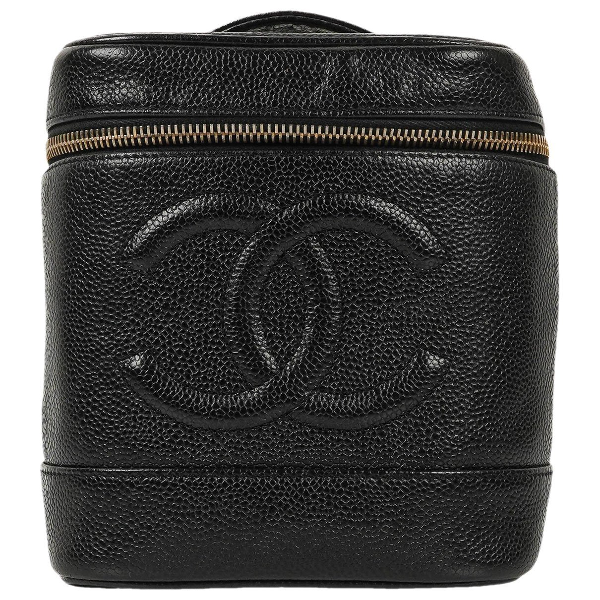 Vanity leather handbag