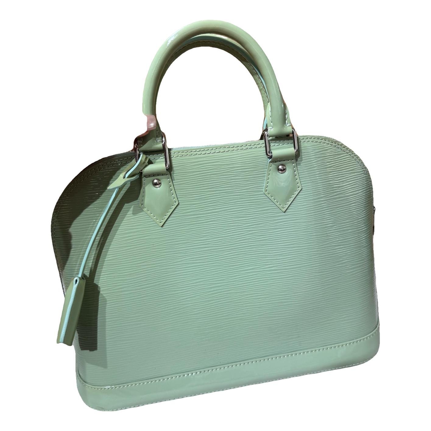 Alma patent leather handbag