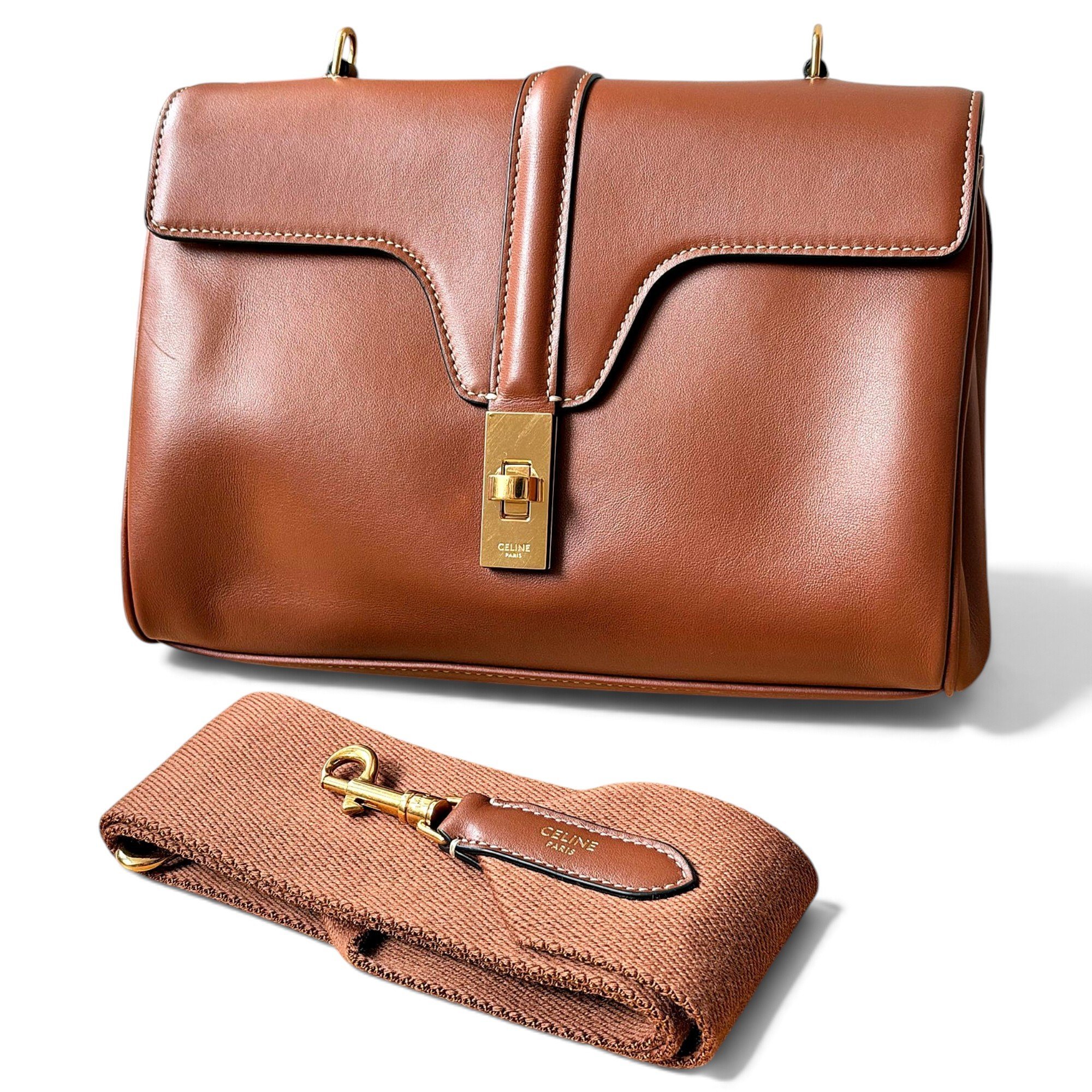 Tab Bag leather handbag