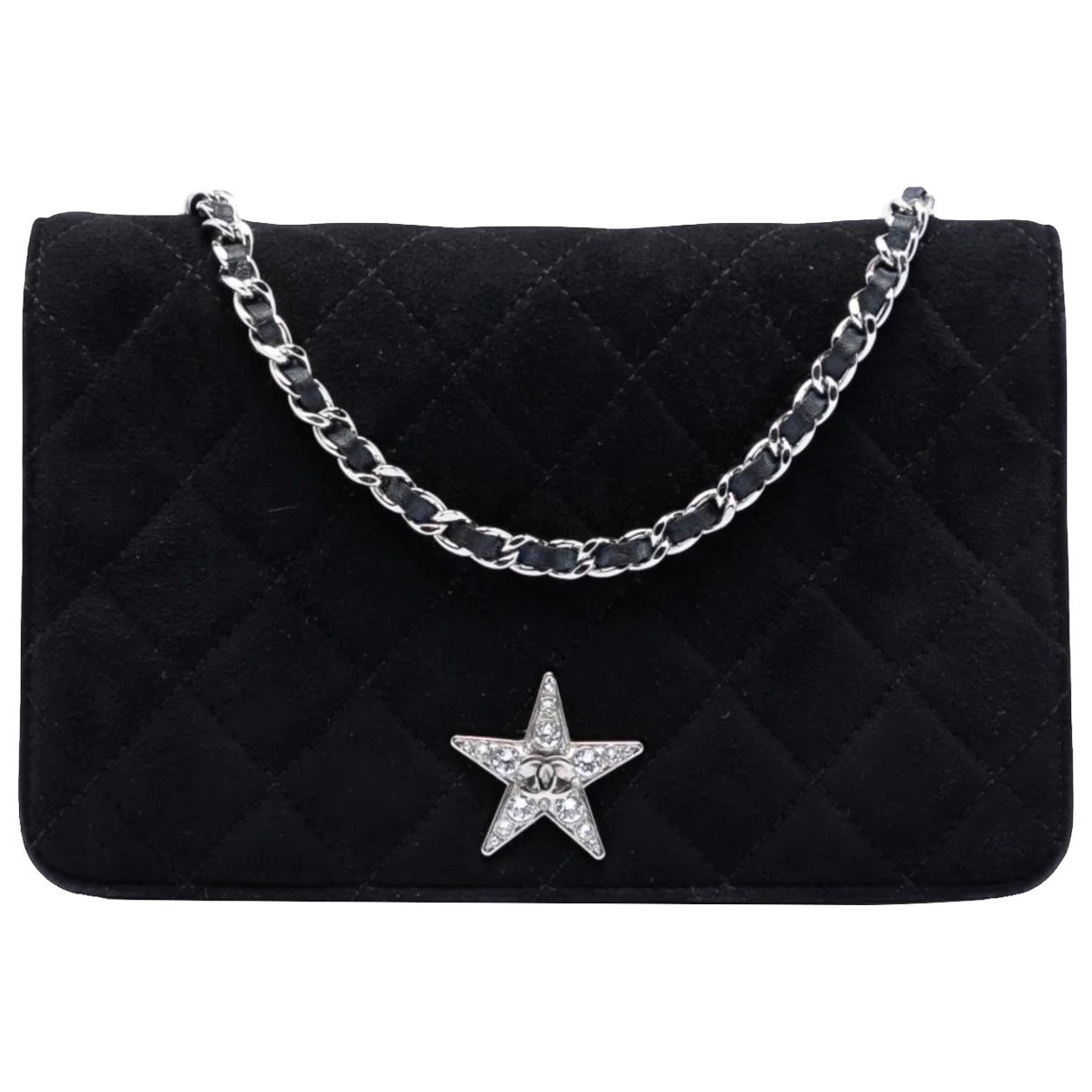 Wallet On Chain leather crossbody bag