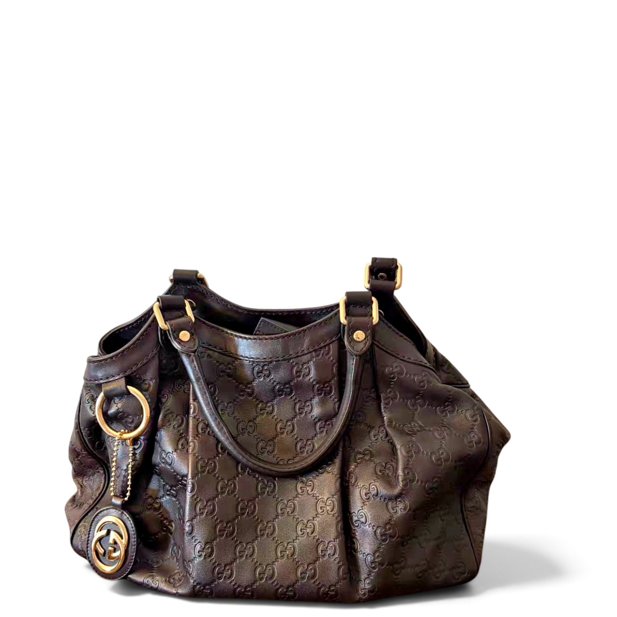Soho Round leather handbag