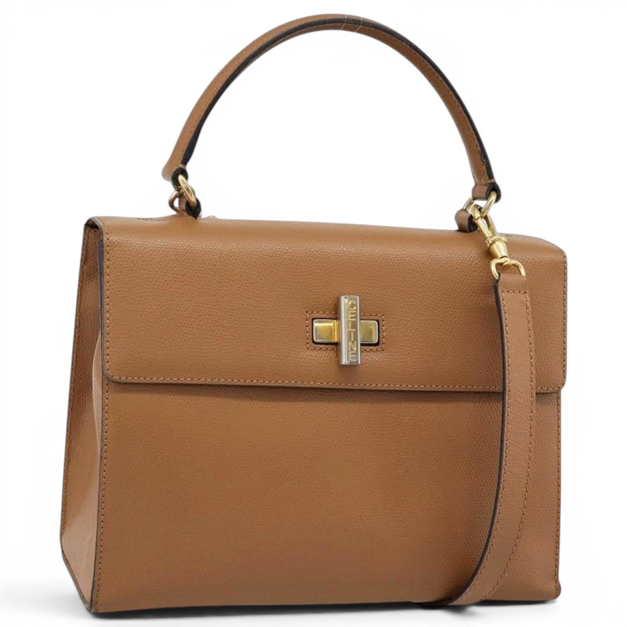 Leather handbag