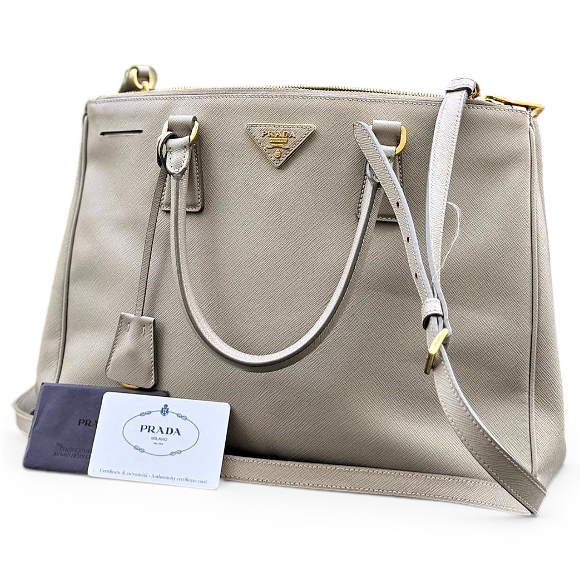 Galleria leather handbag