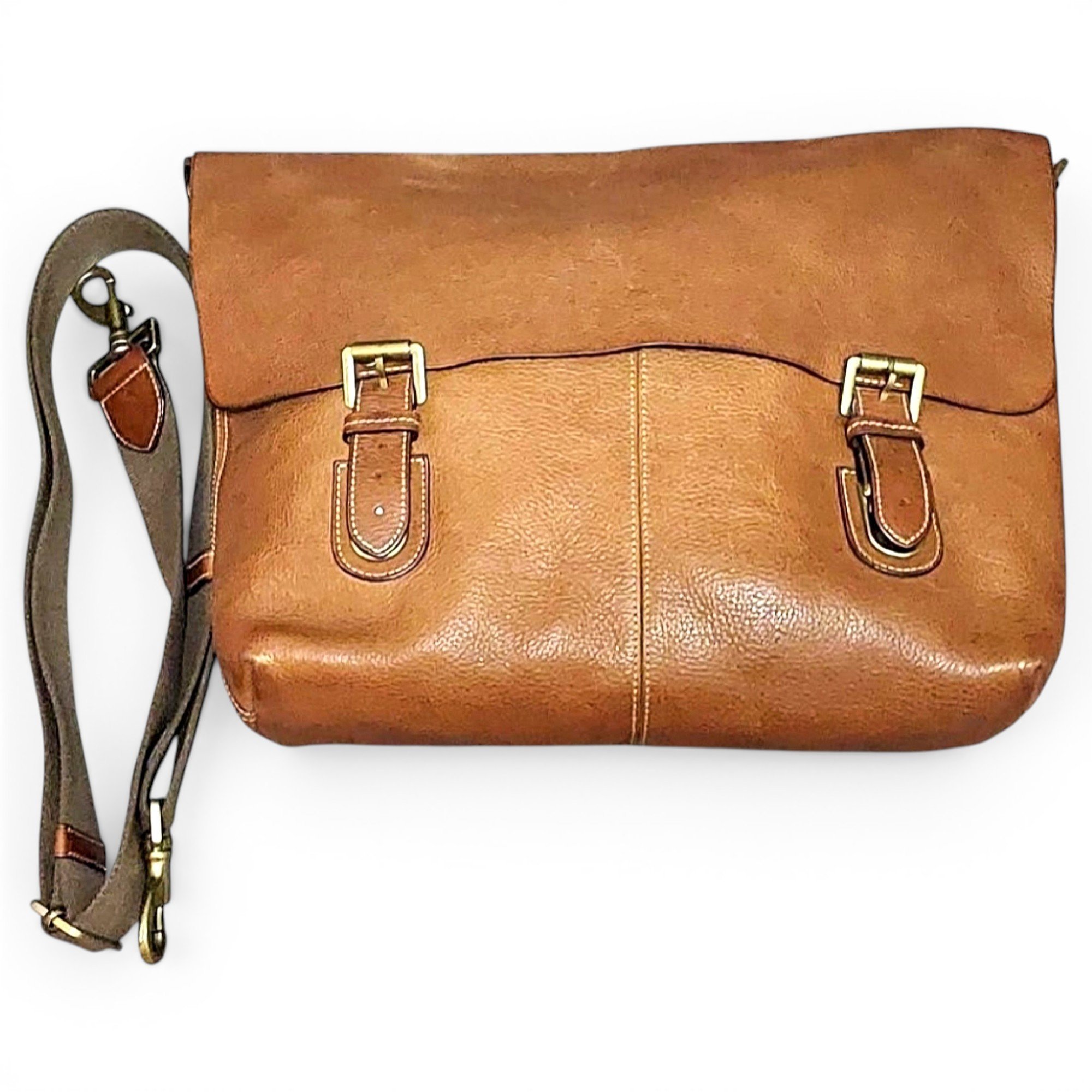 Barnaby leather satchel