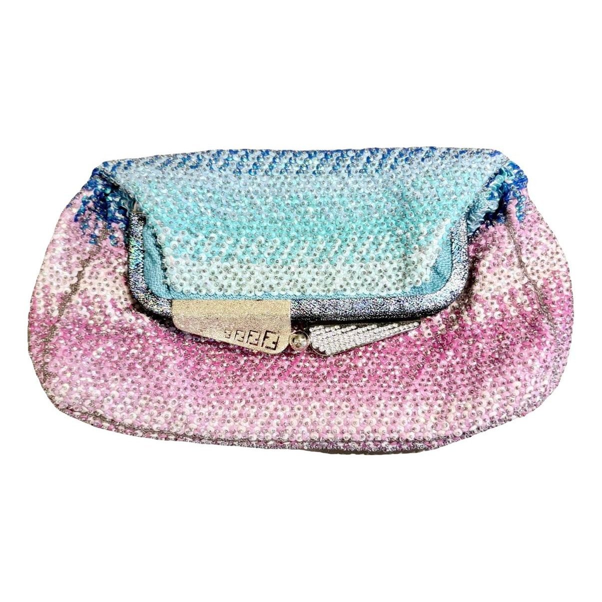 Baguette glitter handbag