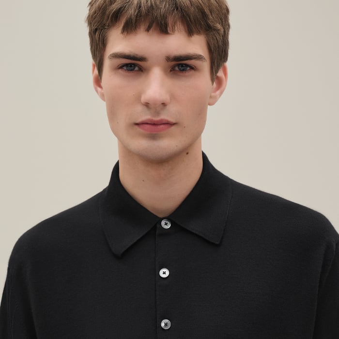Noir "Detail H" Polo Shirt