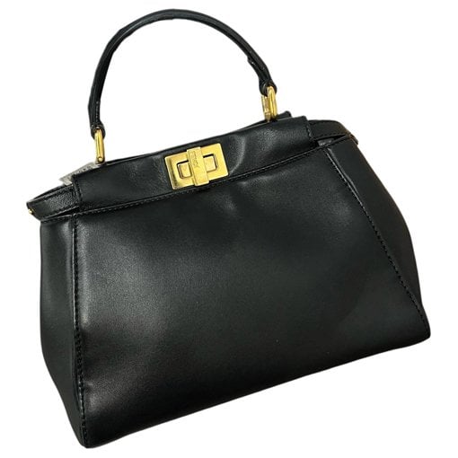 Peekaboo leather handbag