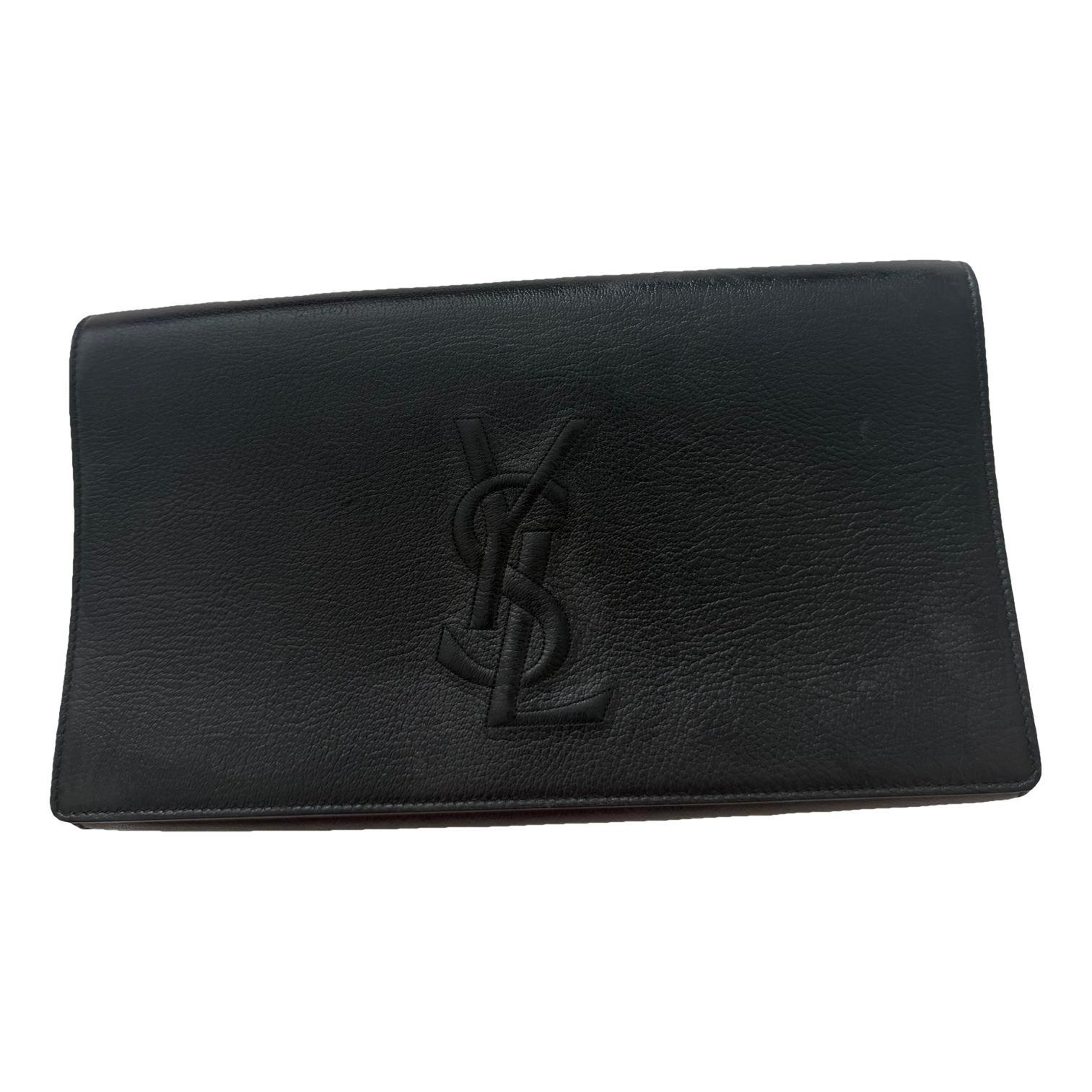 Kate monogramme leather clutch bag