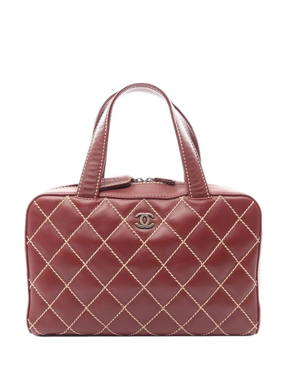 2000-2002 CC Lambskin Wild Stitch handbag