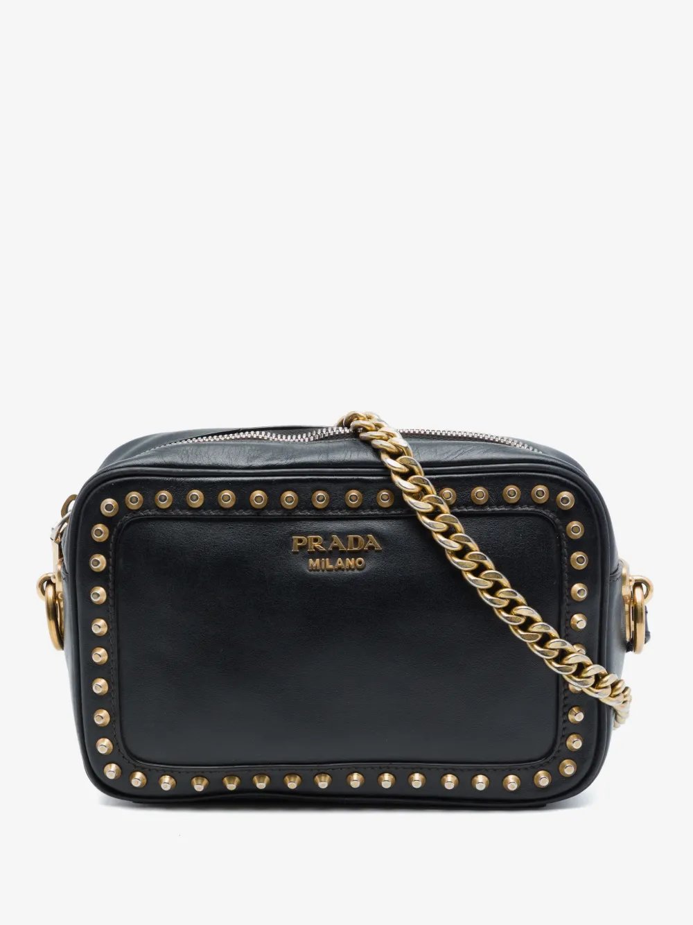 2010-2026 City Calf Studded Camera Bag crossbody bag