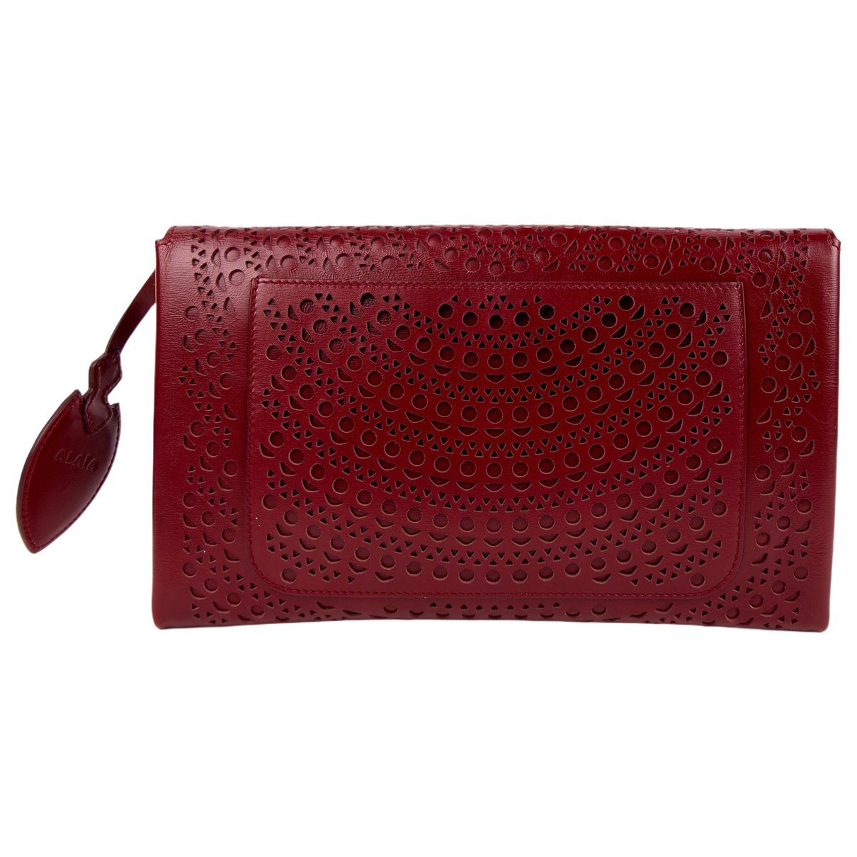 Alaia Leather clutch bag