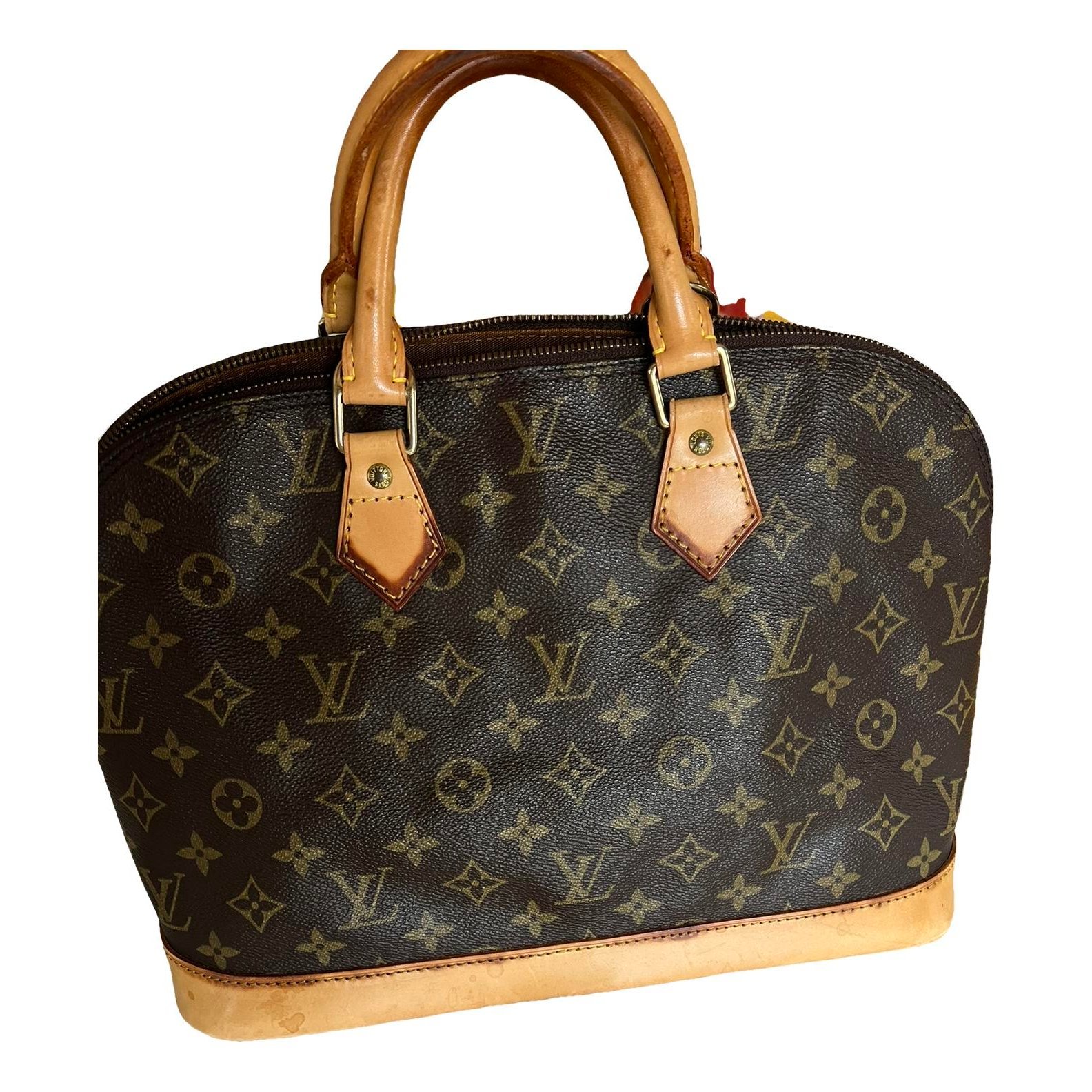 Alma leather handbag