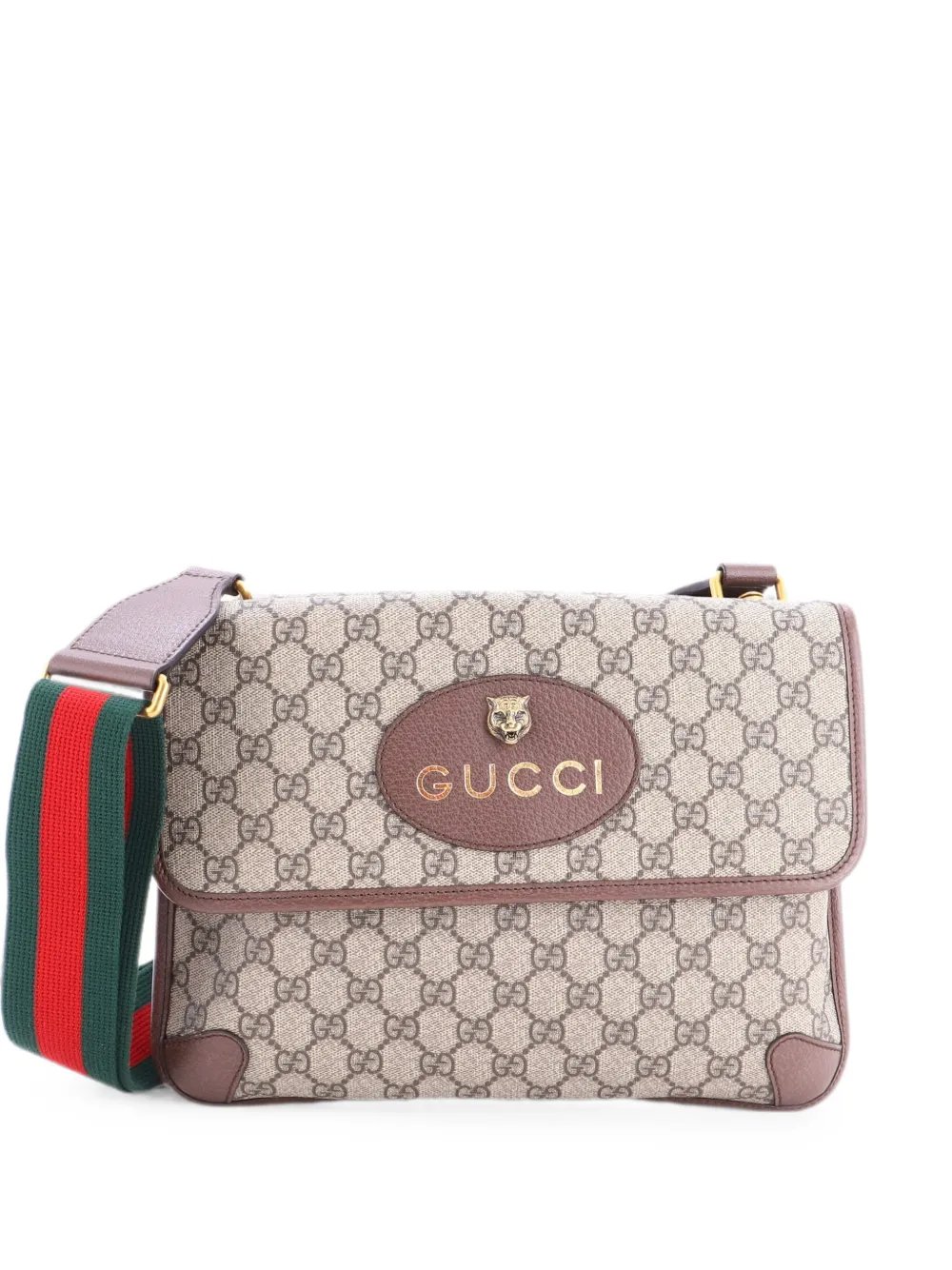 Neo Vintage Flap Messenger GG Coated Canvas Medium crossbody bag