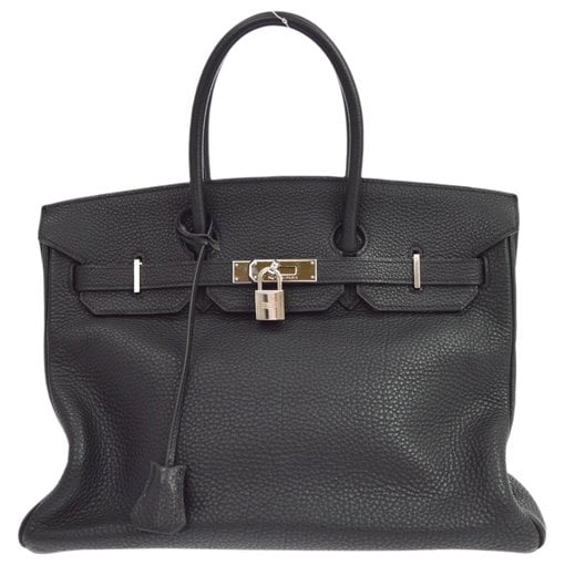 Birkin 35 leather handbag