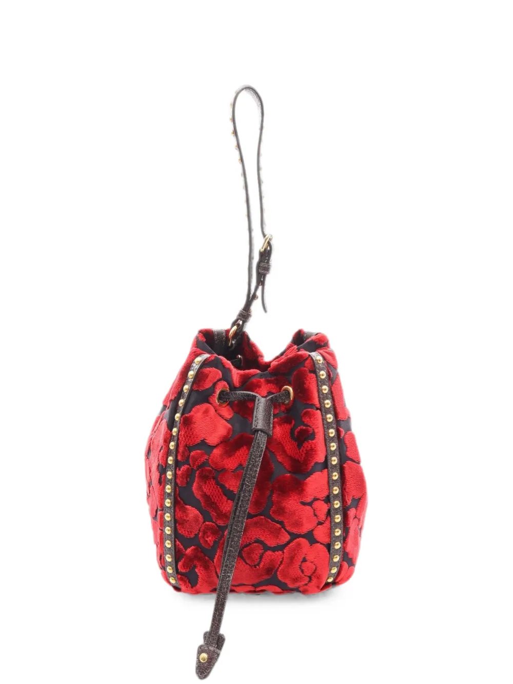 2010s floral-print studded handbag