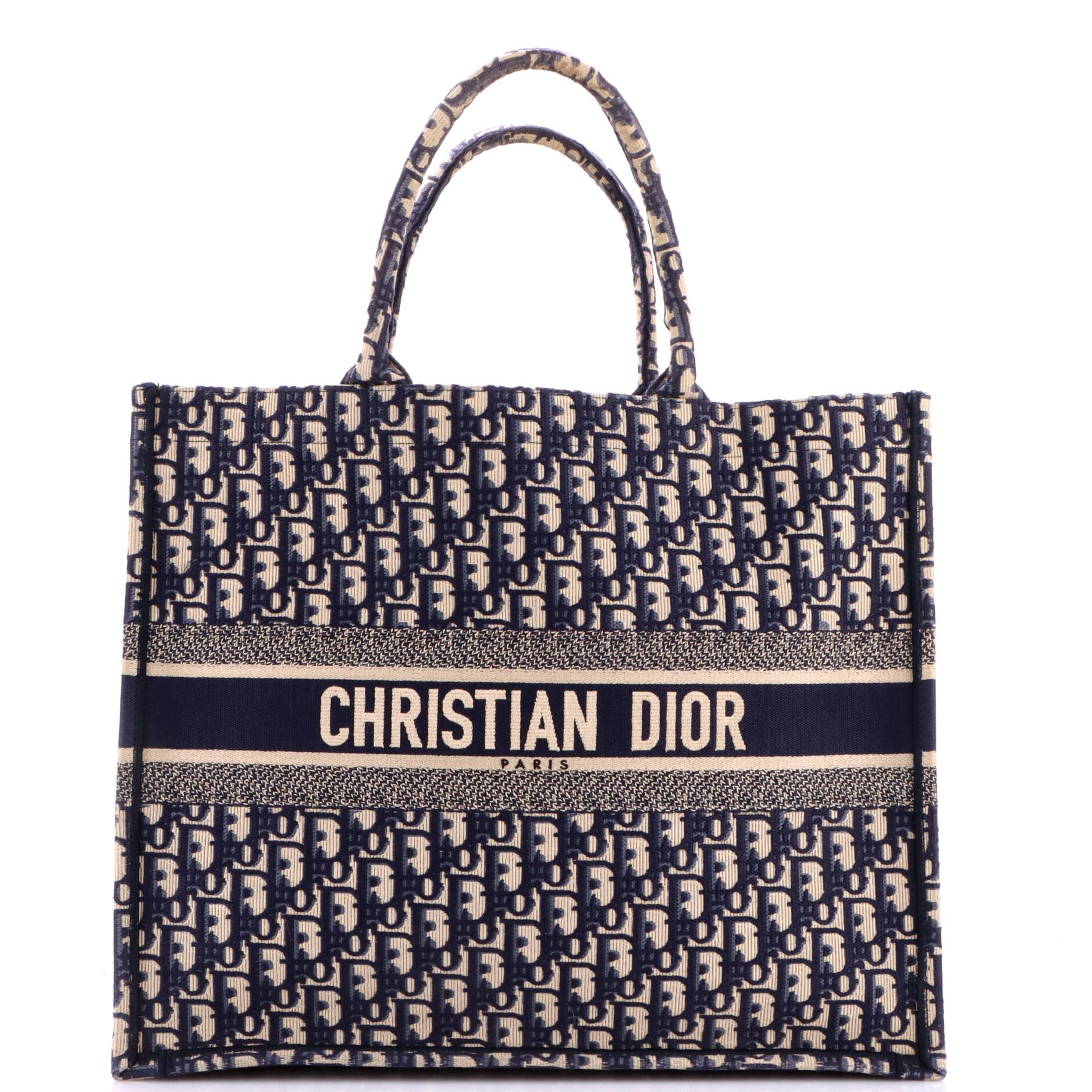 Dior Book Tote Oblique Canvas Large