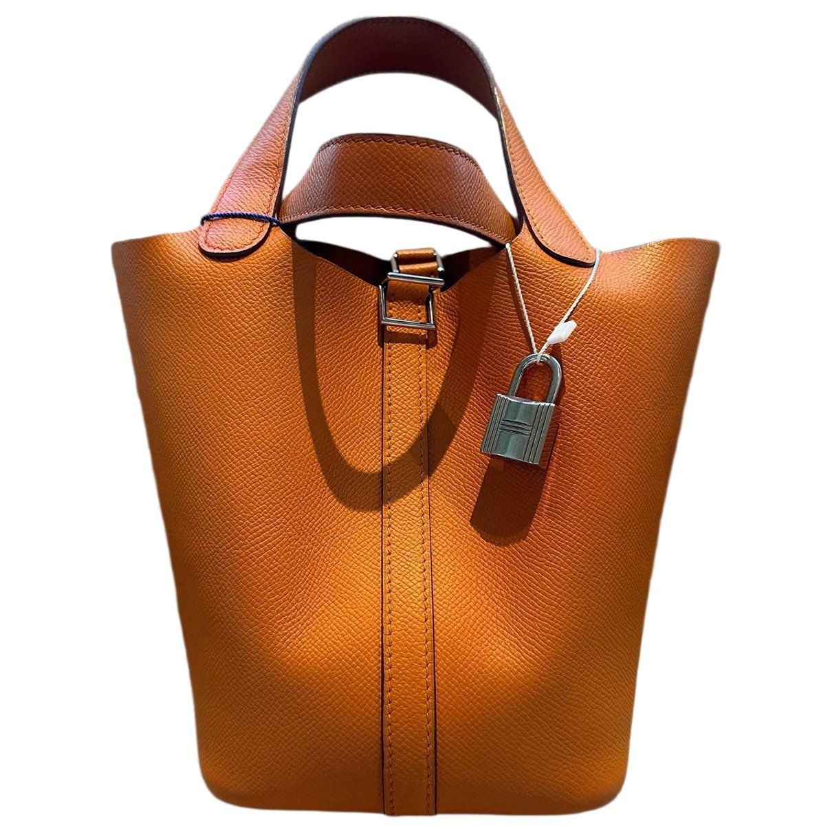 Picotin leather handbag