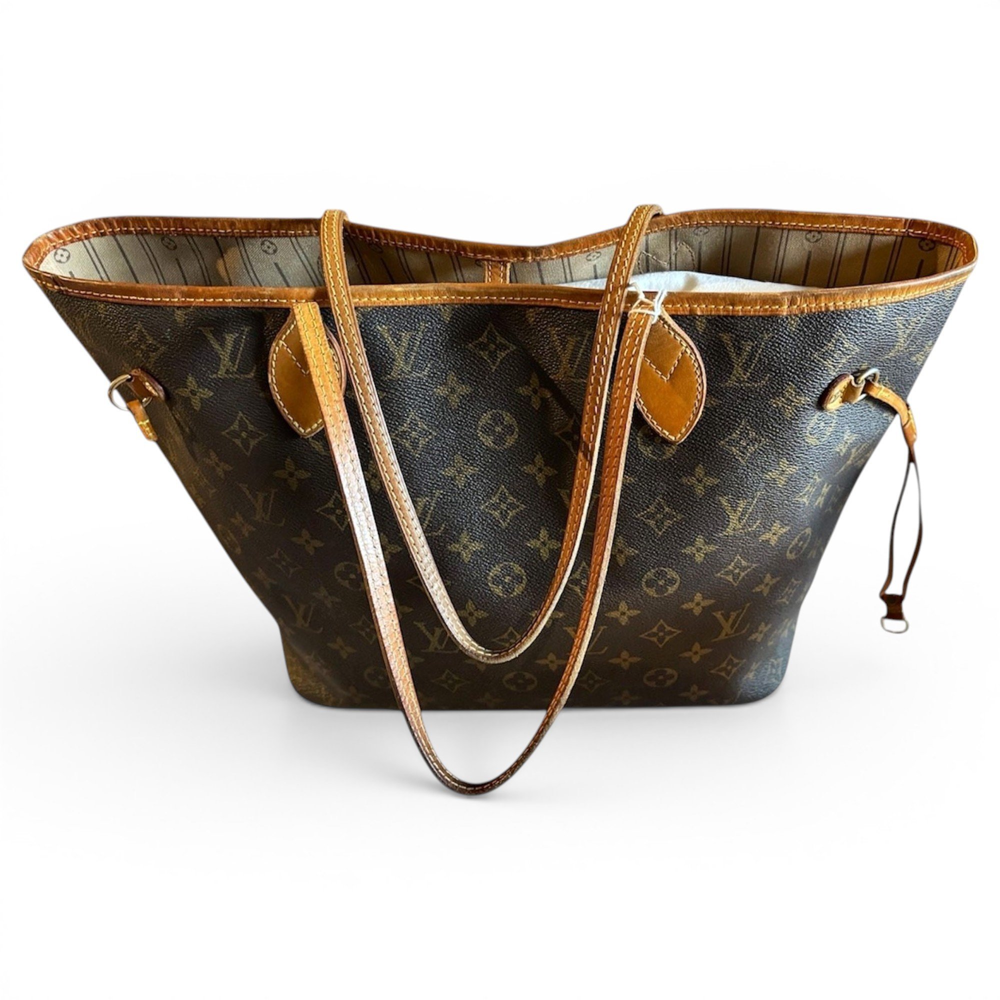 Neverfull leather tote