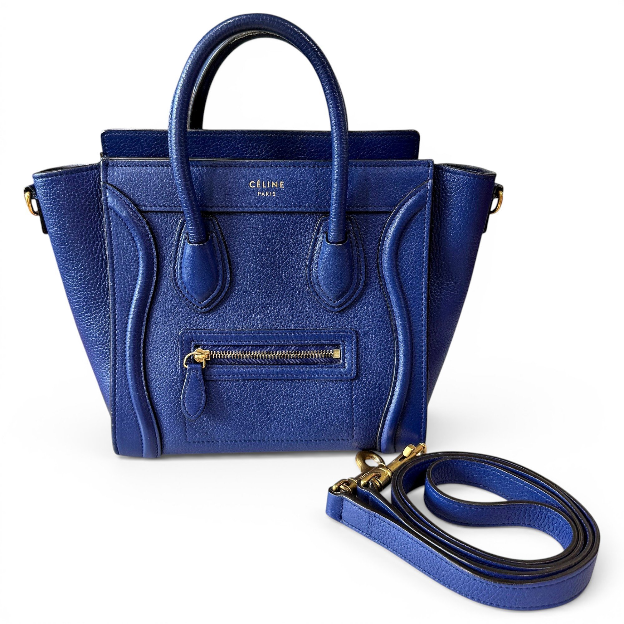 Nano Luggage leather handbag