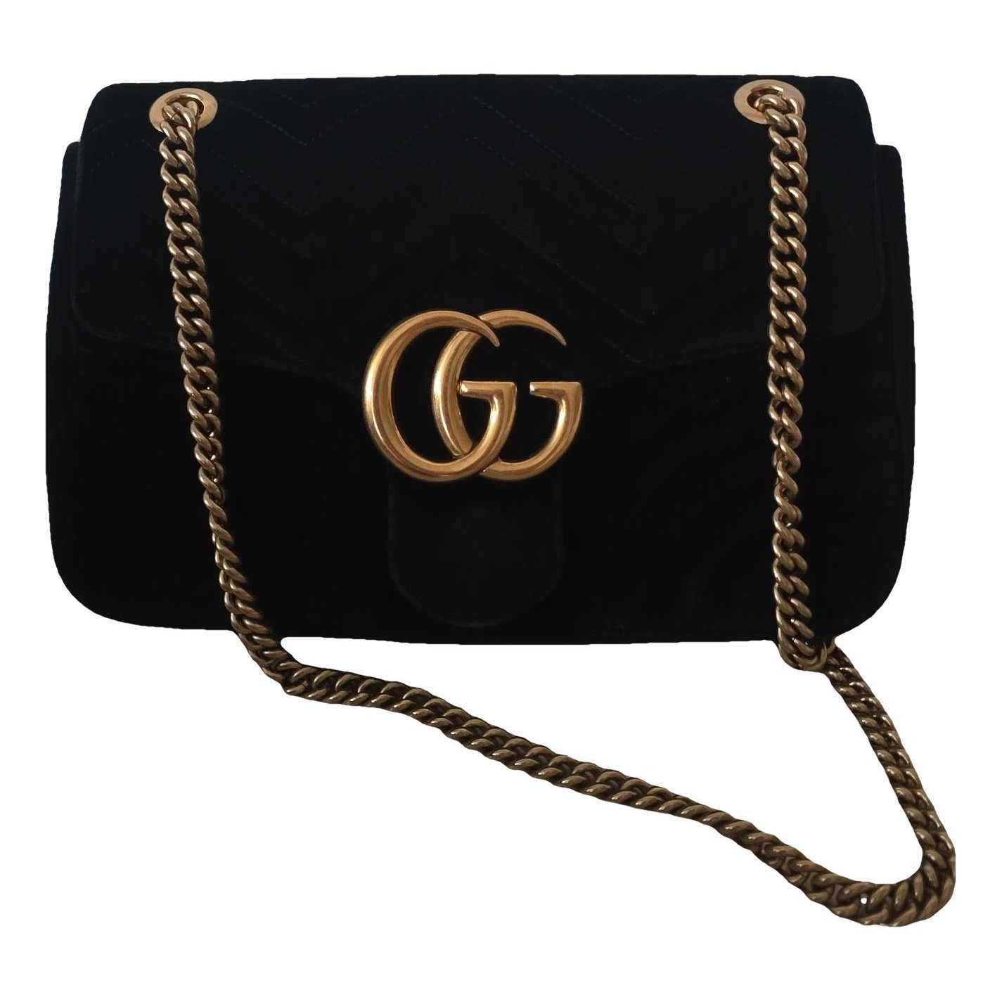 GG Marmont velvet crossbody bag