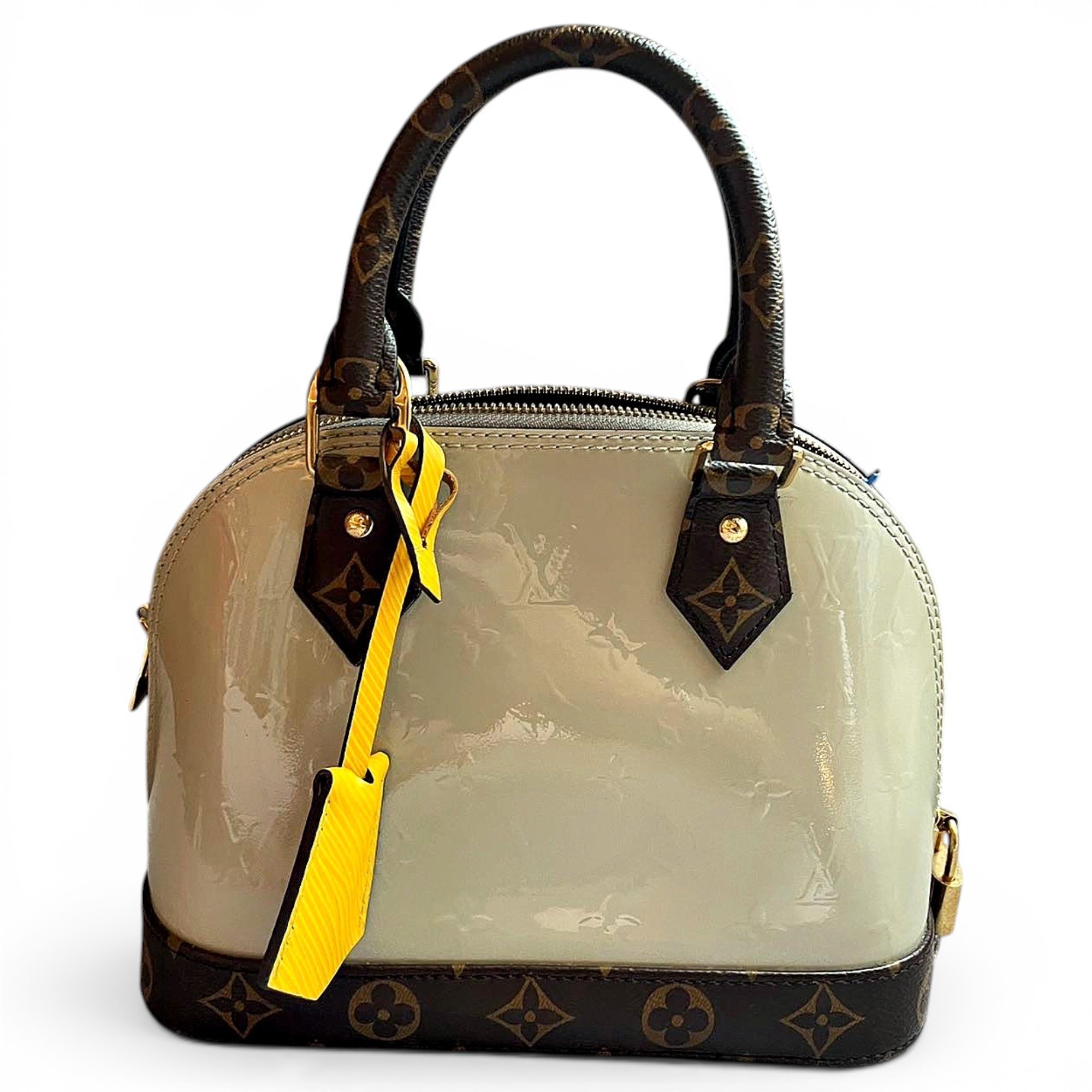 Alma BB patent leather handbag