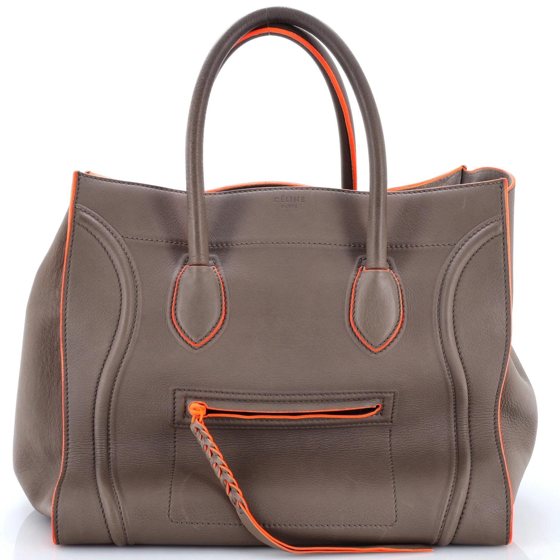 Leather tote