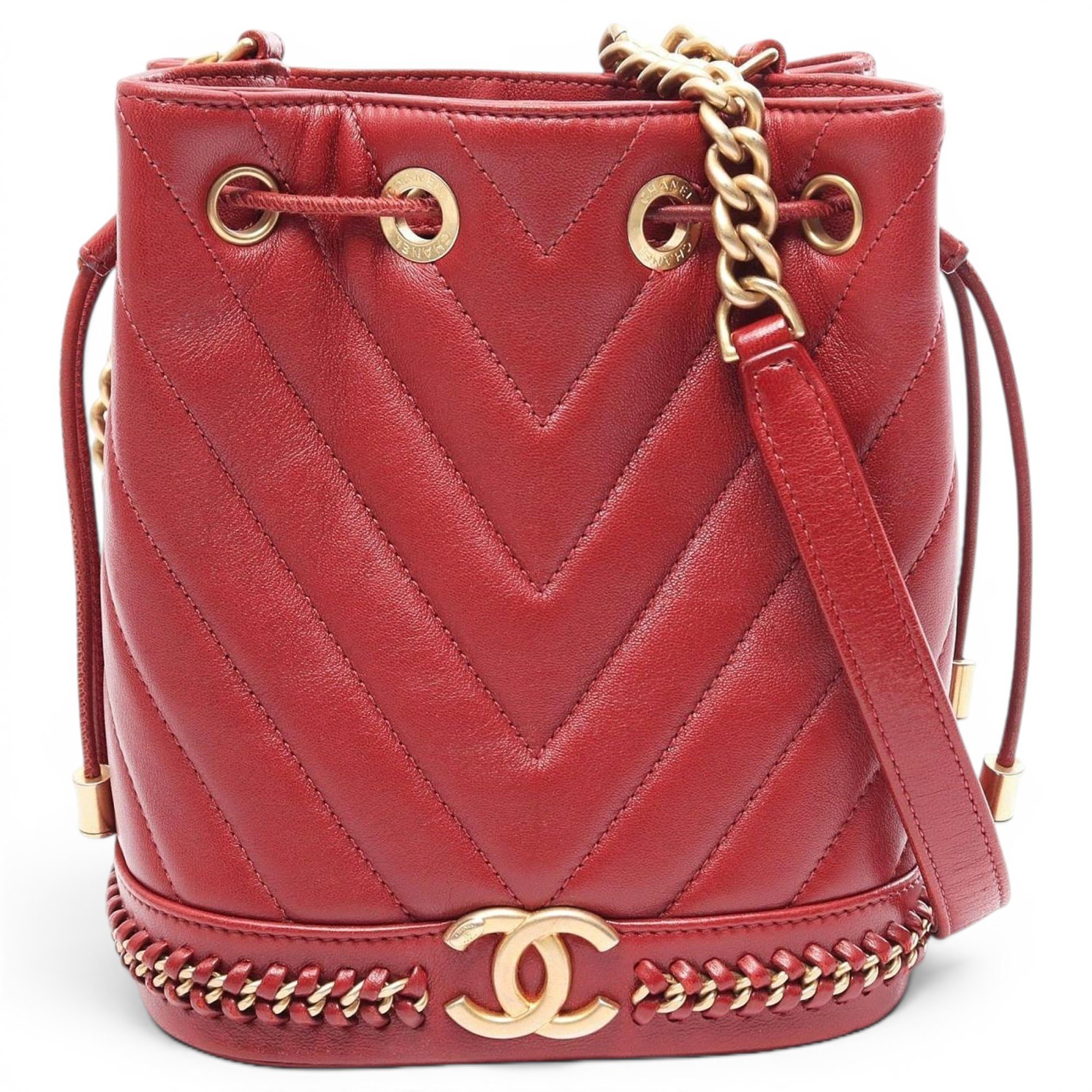 Leather handbag