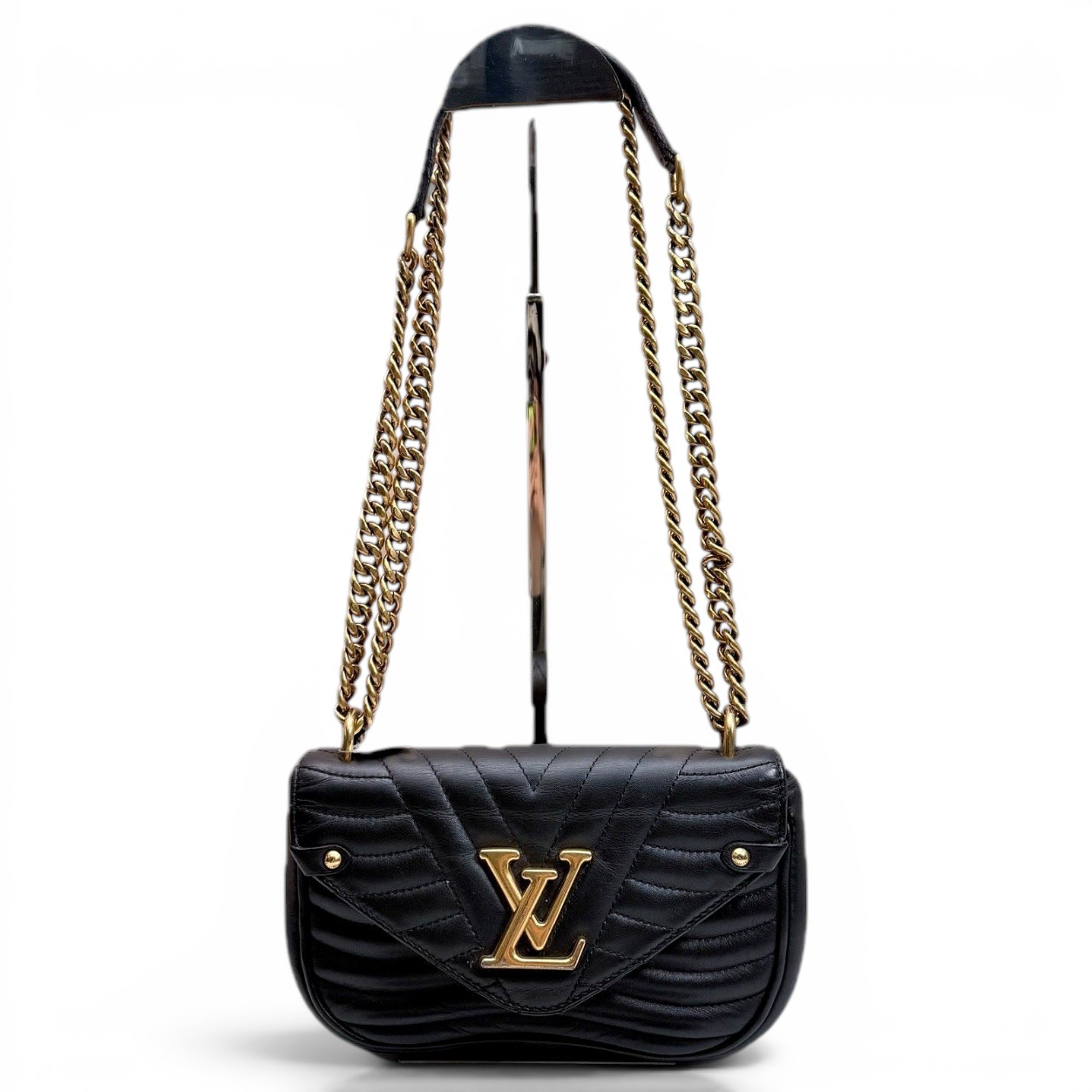 New Wave leather handbag
