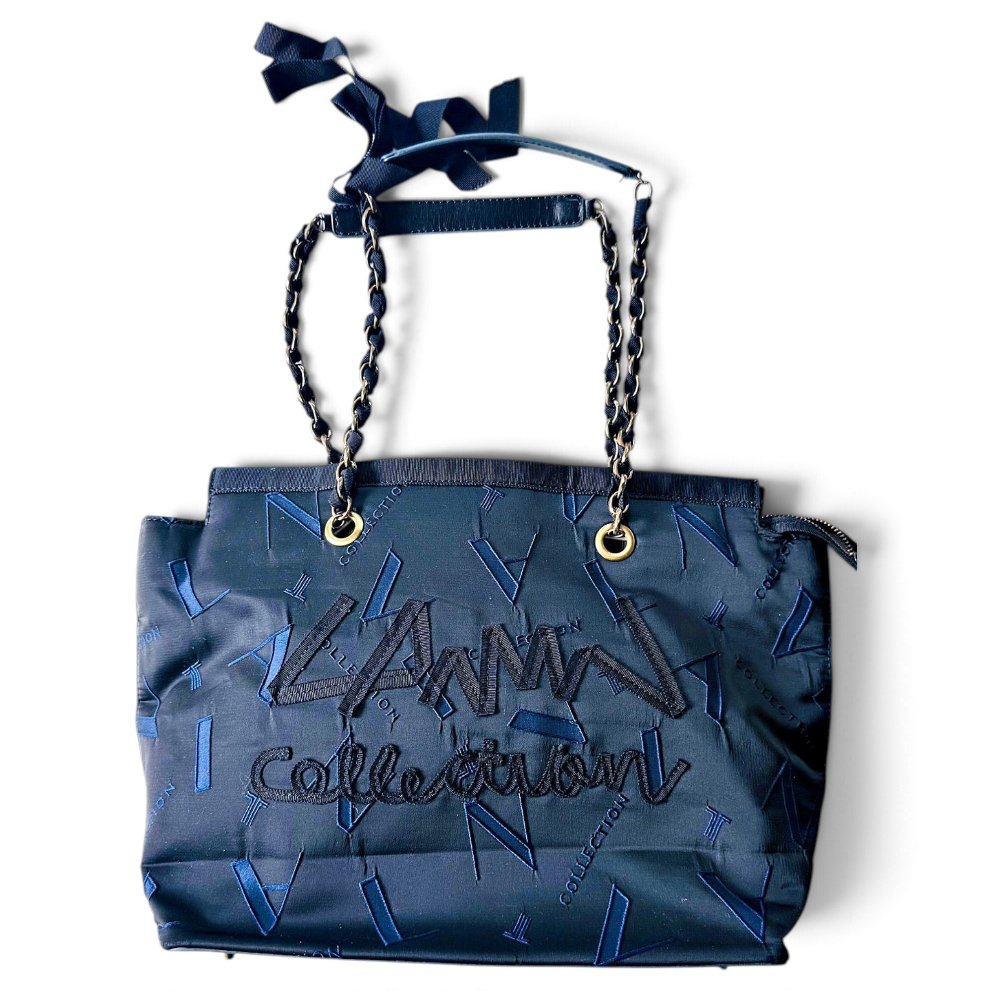 Patent leather handbag