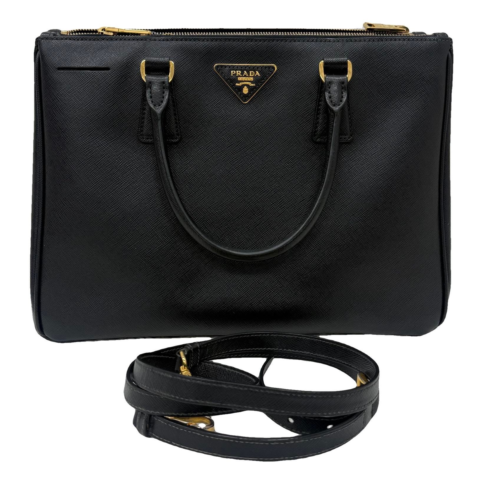 Galleria leather handbag