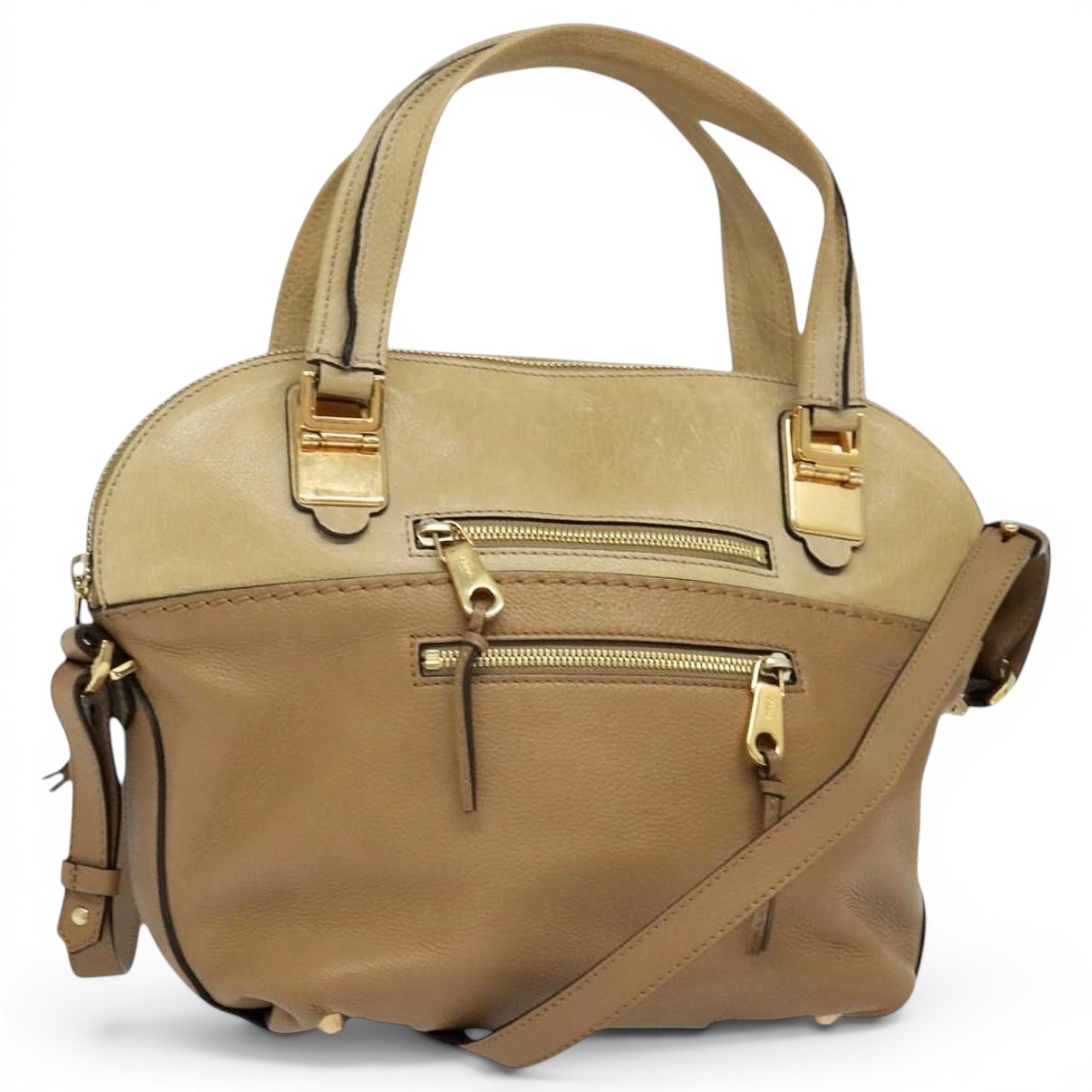 Leather handbag